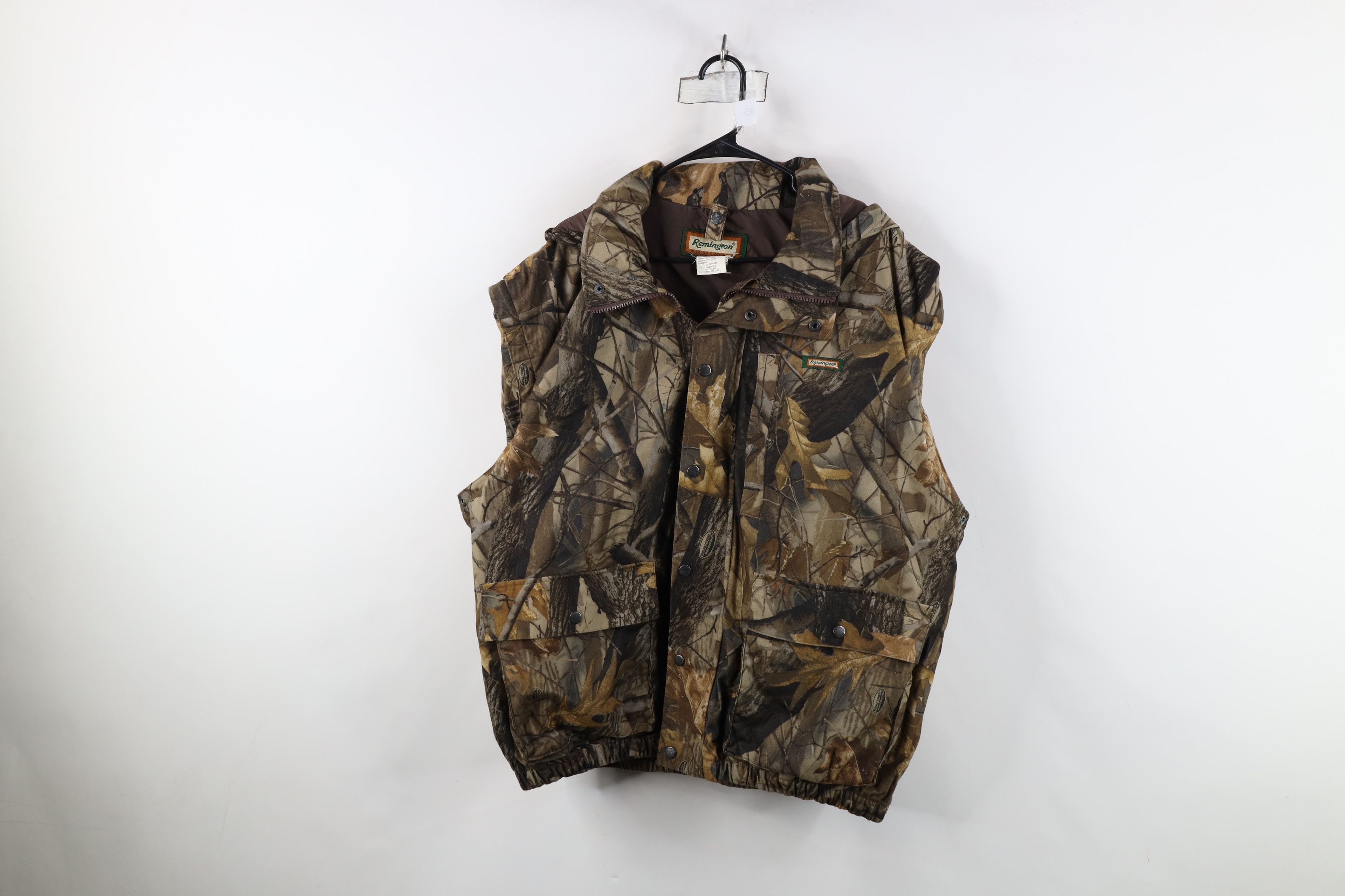Vintage Vintage 90s Y2K Streetwear Cloth Zip Off Hooded Jacket Vest Size US XL / EU 56 / 4 - 15 Thumbnail