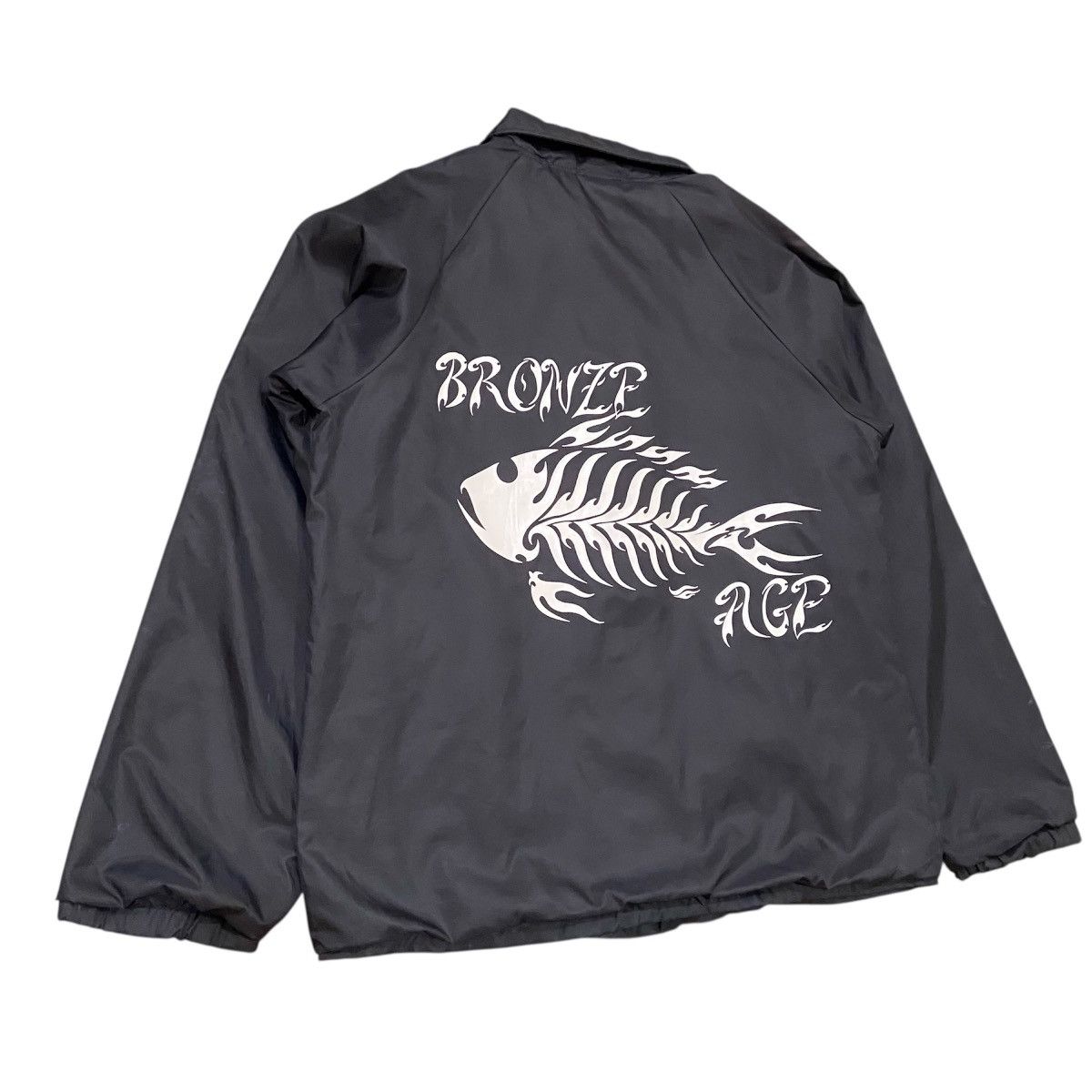 Vintage Vintage 80s/90s BRONZE AGE Skateboarding Coach Jacket Size US M / EU 48-50 / 2 - 2 Thumbnail