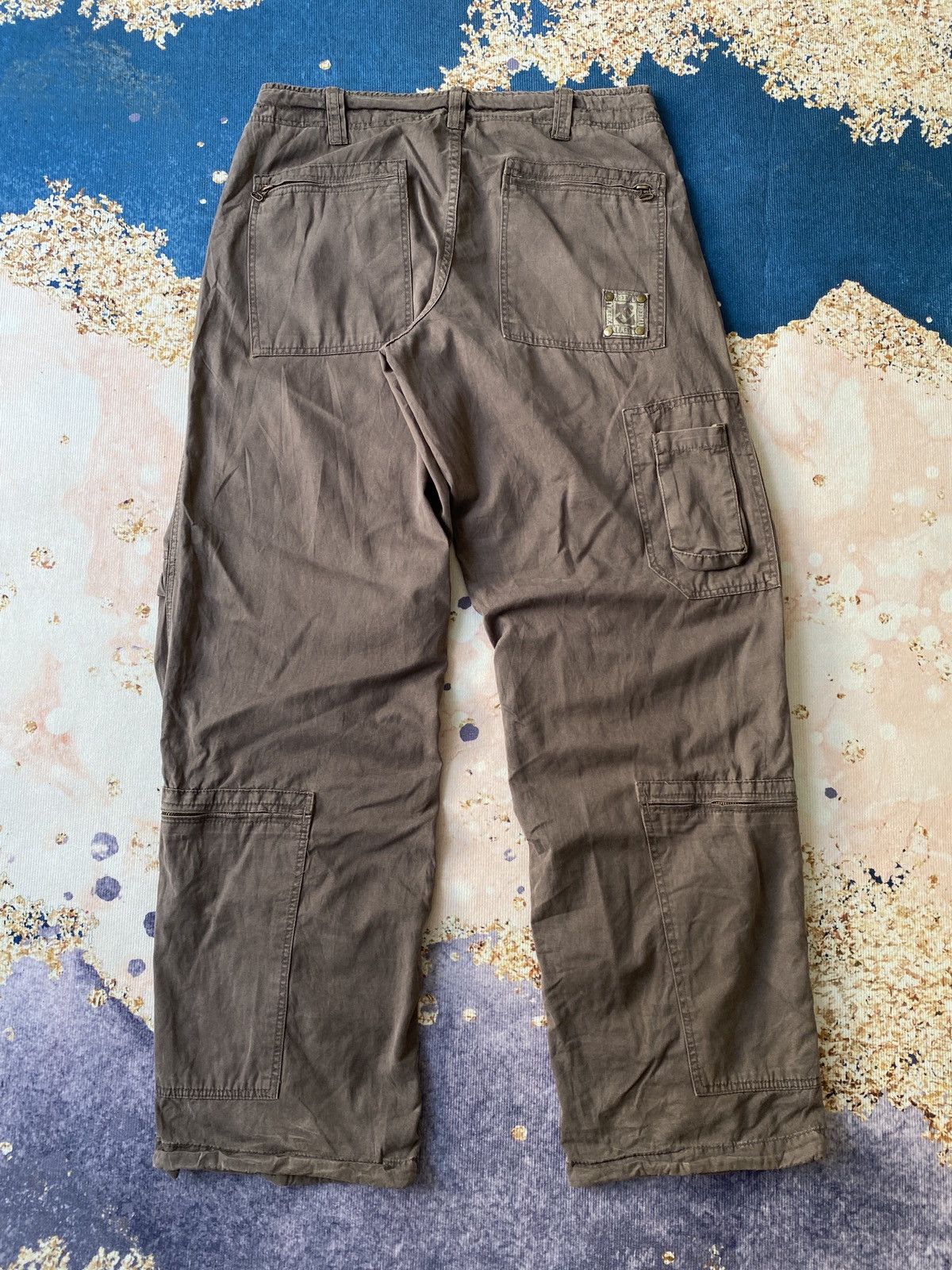 Freeman T. Porter × Japanese Brand 2000s - Freeman T.Porter Multipocket Cargo Pant Size US 32 / EU 48 - 6 Thumbnail