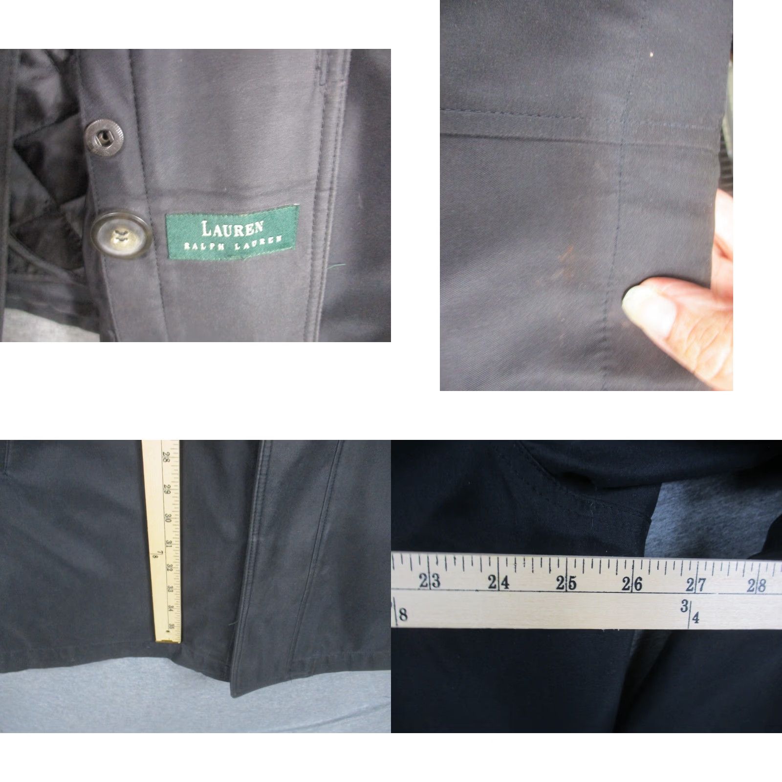Ralph Lauren VINTAGE Lauren Ralph Lauren Coat Over Coat Black Mens Size 44 Removable Liner Wool Lining Polyester Softshell Classic Regular Long Coat Size US S / EU 44-46 / 1 - 8 Thumbnail