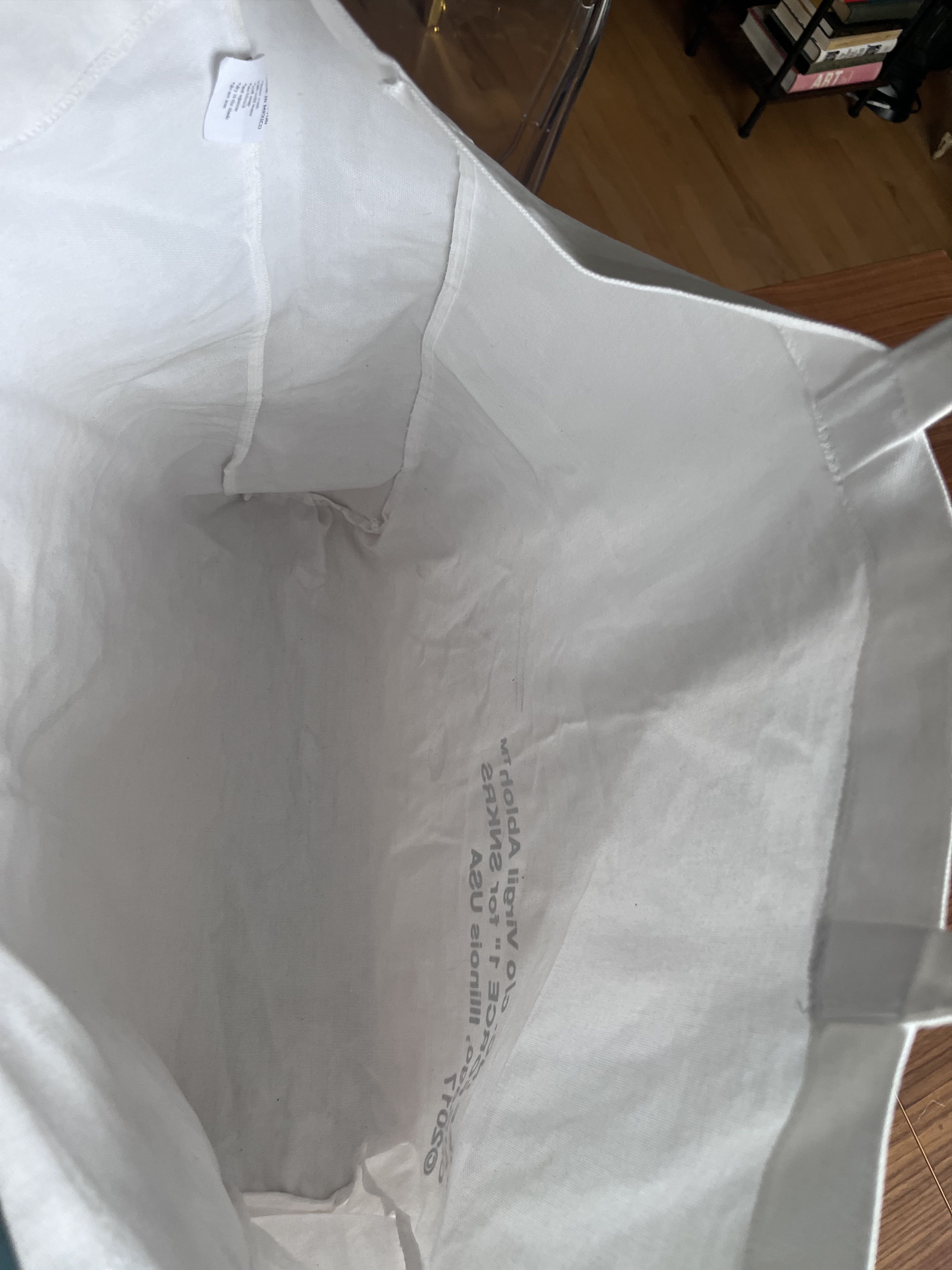 2017 Virgil Abloh Nike “LOGO” Tote Chicago SNKRS AF1 Archive