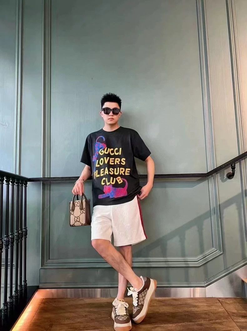 Gucci Gucci SS23 pattern letter print plain knitted black short- Size US XS / EU 42 / 0 - 6 Thumbnail