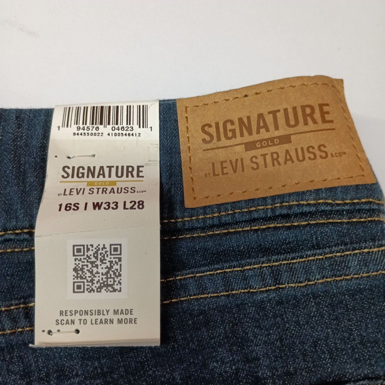 Levi's Levi Strauss Shaping Pull-On Skinny Jeans Size 16S 33x28 Size 38" / US 16 / IT 52 - 2 Thumbnail