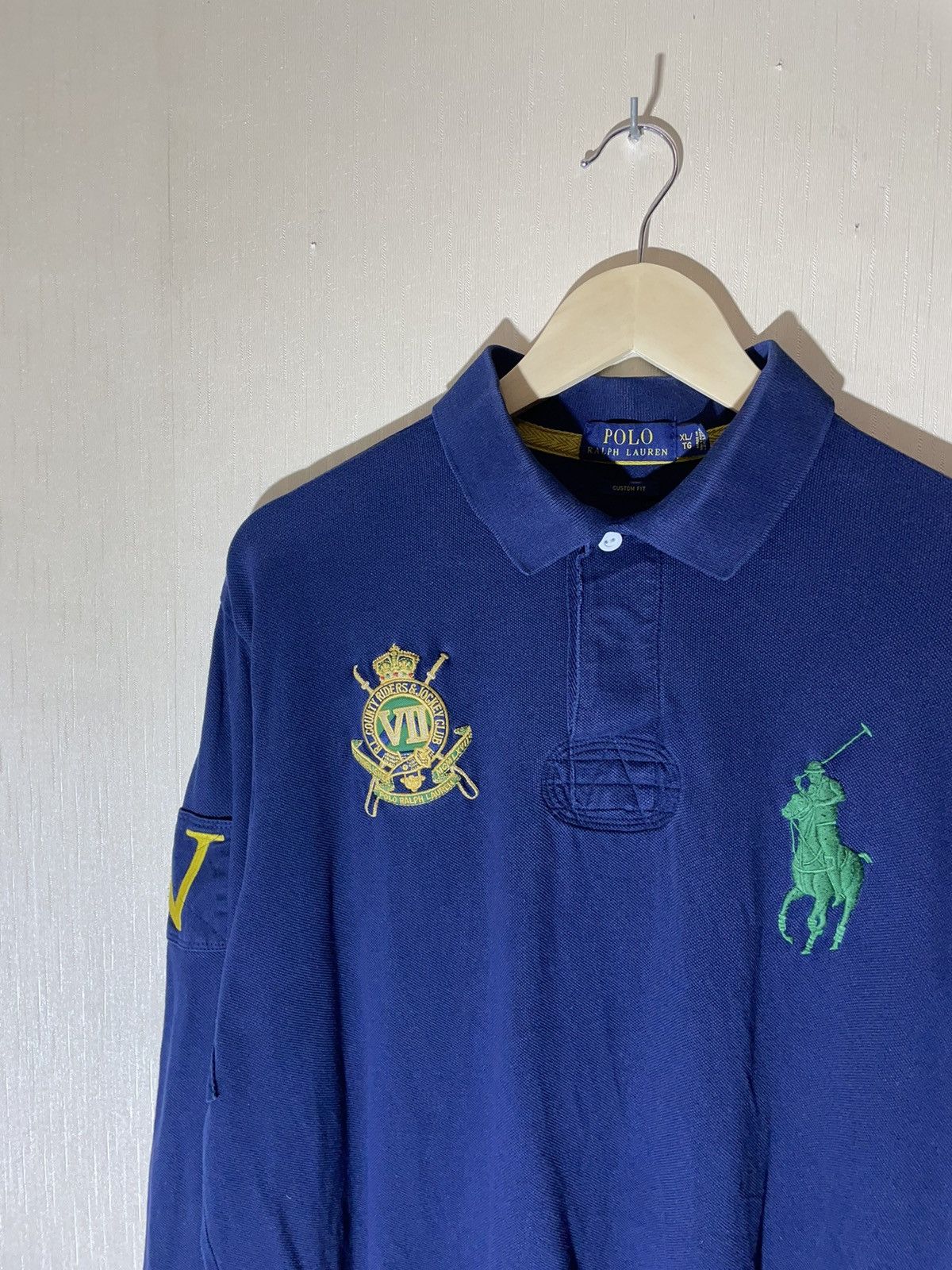 Polo Ralph Lauren × Rugby Ralph Lauren × Vintage Polo Ralph Lauren vintage rugby jersey Size US XL / EU 56 / 4 - 3 Thumbnail