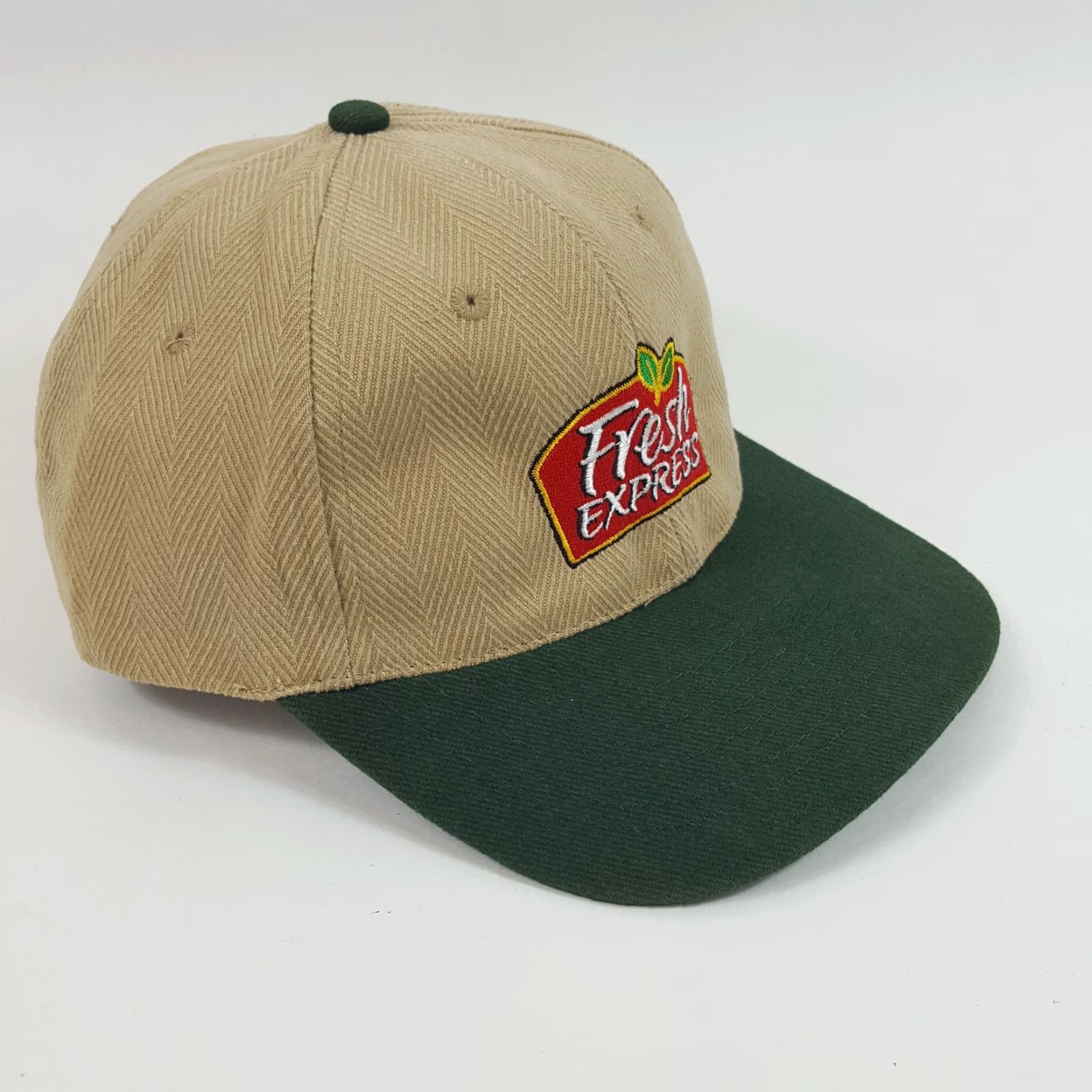 Express VINTAGE 90s Headshot Green Vegetable Snapback Baseball Cap Hat Adjustable Men One Size Retro Sports Size ONE SIZE - 4 Thumbnail