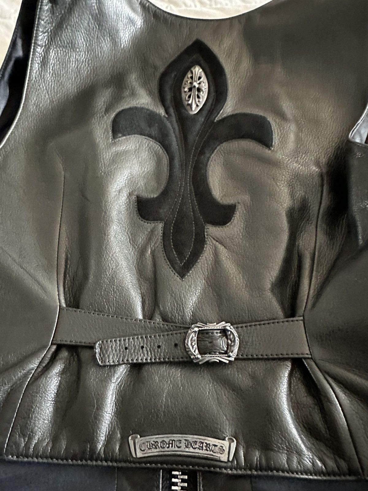 Chrome Hearts Vintage Chrome Hearts leather vest Early 1990’s Size M / US 6-8 / IT 42-44 - 1 Thumbnail
