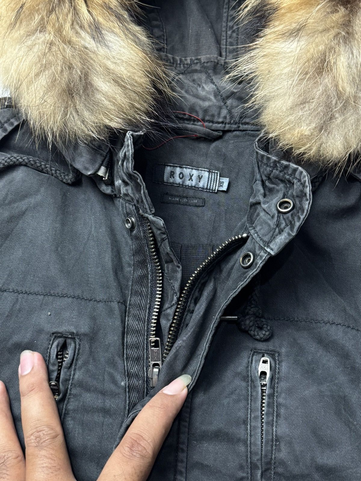 If Six Was Nine × Japanese Brand × Le Grande Bleu (L.G.B.) Faux Fur Japanese roxy jacket faded Size US XS / EU 42 / 0 - 5 Thumbnail