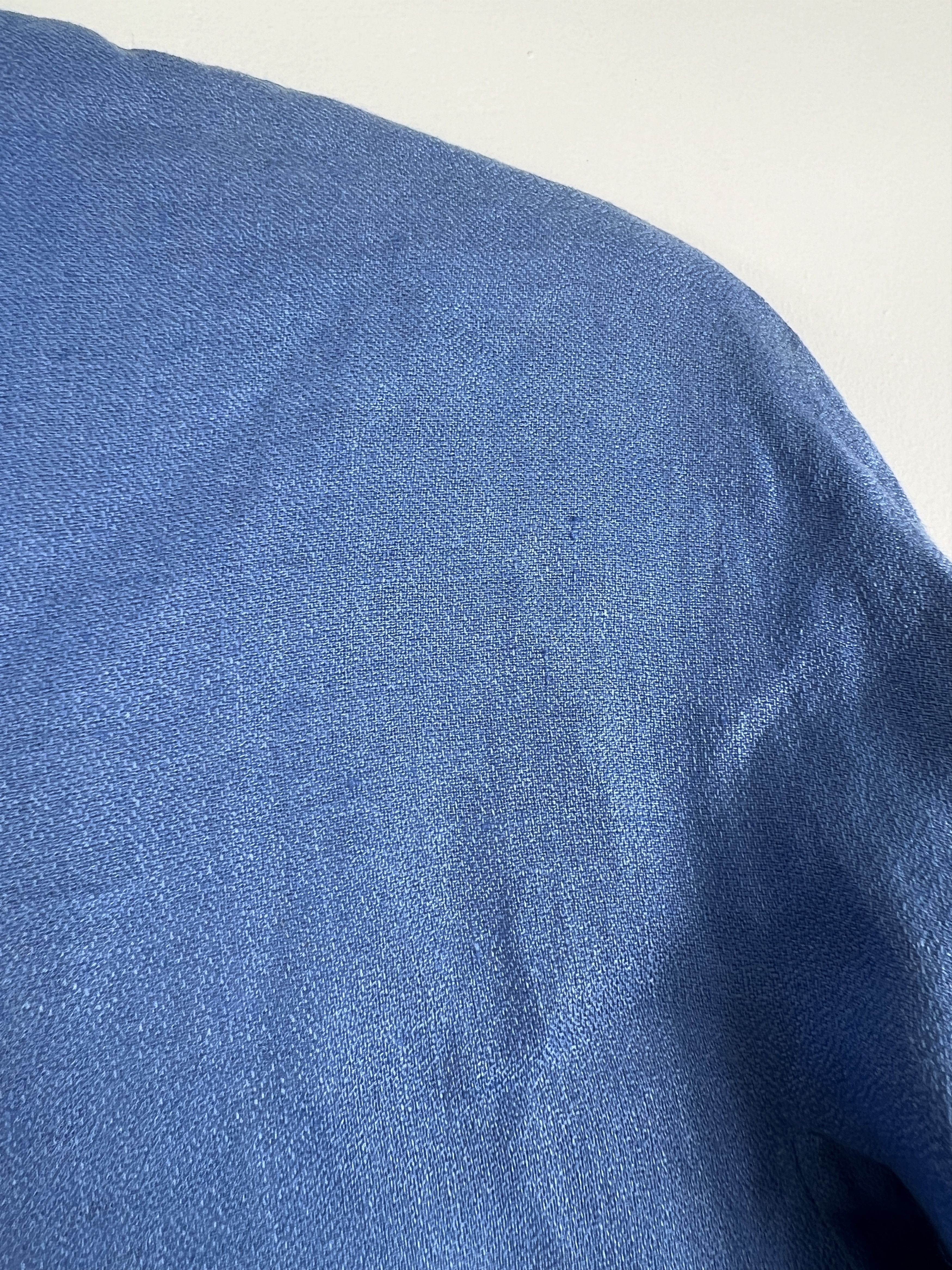 Hermes Vintage HERMÈS Tie-Neck Linen Shirt (38) GTMP225 Size S / US 4 / IT 40 - 12 Thumbnail