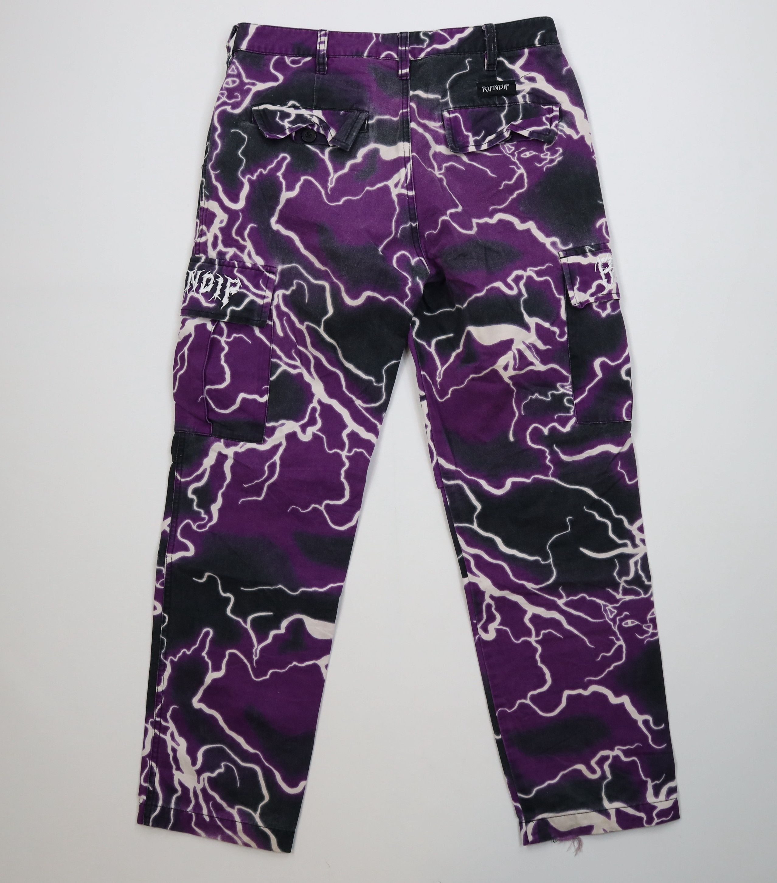 Vintage Vintage Y2K Streetwear Cat Lightning Cargo Pants Cotton Size US 32 / EU 48 - 12 Thumbnail