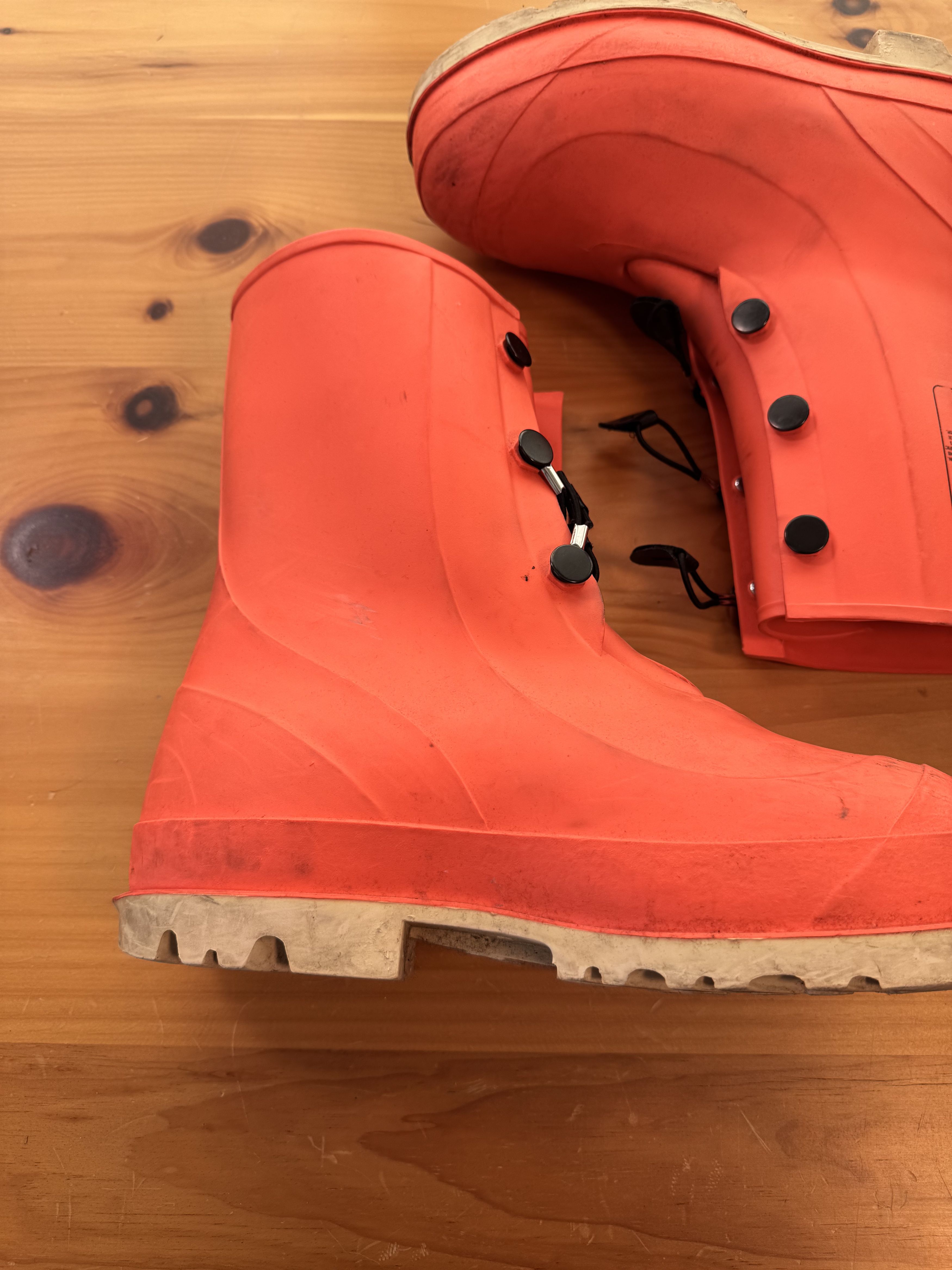 Japanese Brand Over Boot work Rubber Size US 9 / EU 42 - 2 Thumbnail