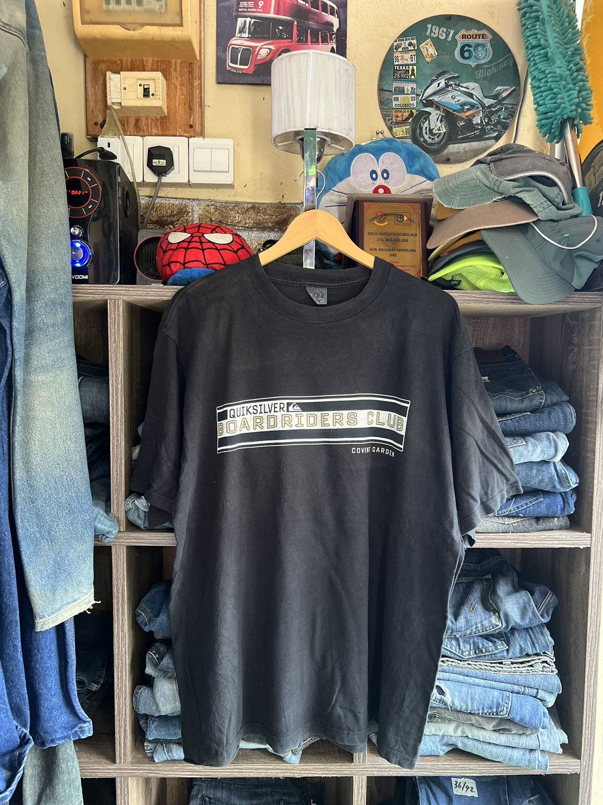 Quiksilver 🔥Made in France Vintage Quiksilver Covent Garden Tee Size US L / EU 52-54 / 3 - 1 Thumbnail