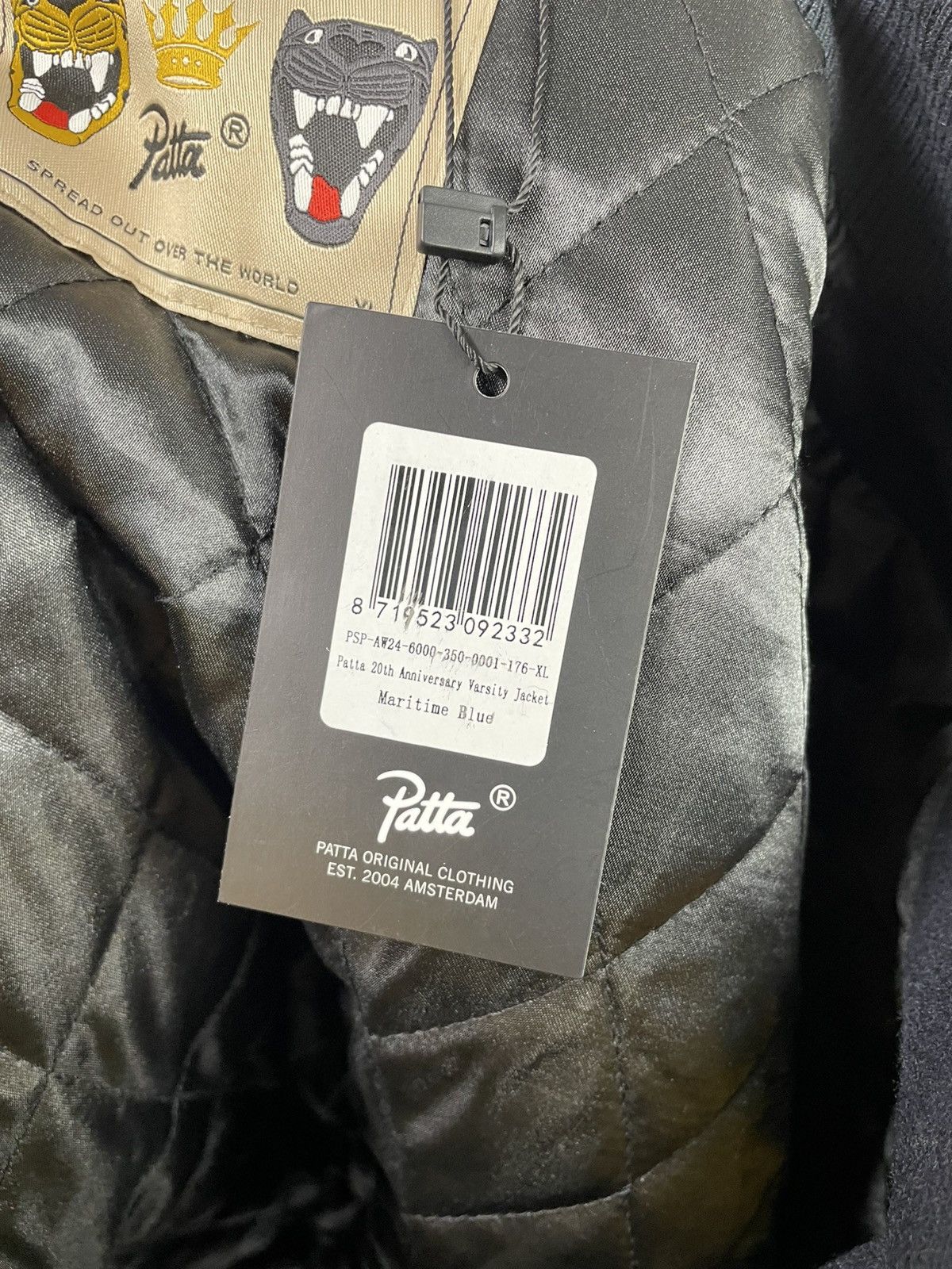 Patta Patta 20th Anniversary Blue Varsity Jacket XL Size US XL / EU 56 / 4 - 4 Thumbnail