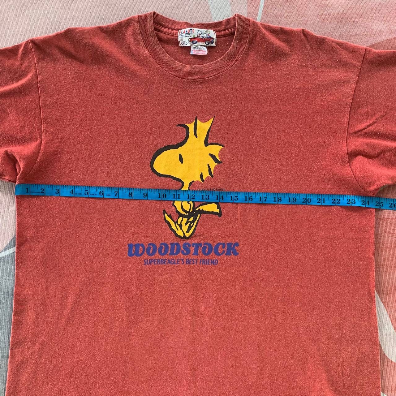 Peanuts Rare Vintage Snoopy Peanuts Woodstock Tees Size US XXL / EU 58 / 5 - 10 Thumbnail