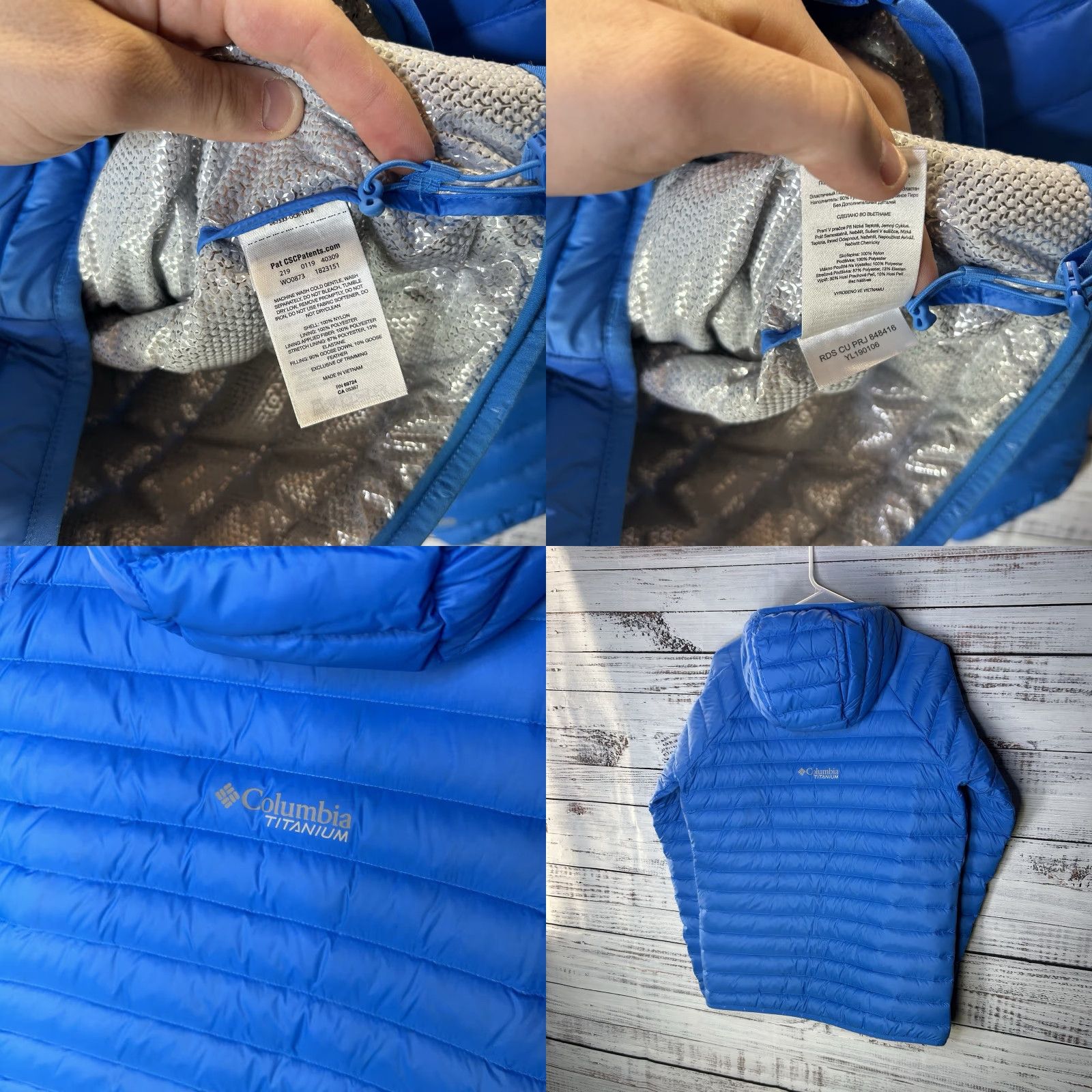 Vintage Columbia Titanium 800 Down Fill Hooded Puffer Jacket Omni-Heat 3D Men’s Small Jacket Size US S / EU 44-46 / 1 - 9 Thumbnail