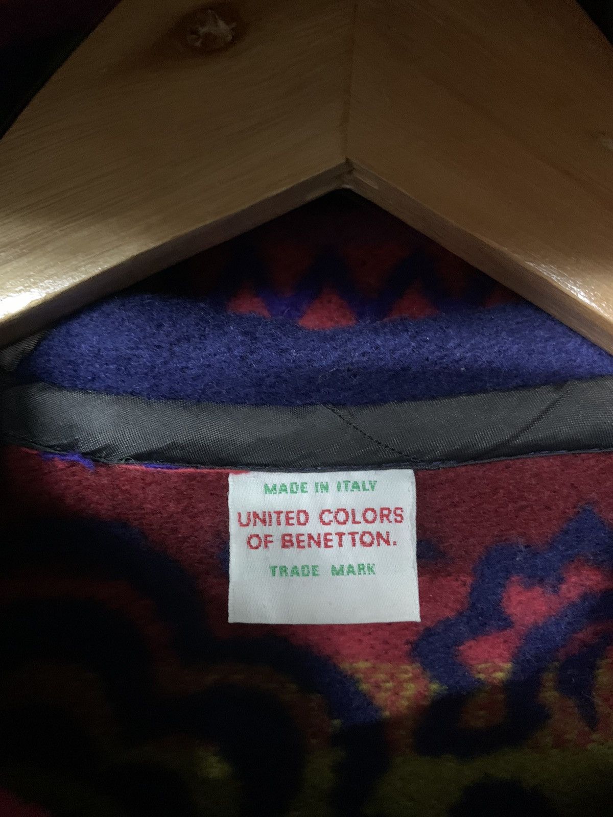 United Colors Of Benetton 90's United Color Of Benetton Multicolor Fleece Hoodie Fur Size US M / EU 48-50 / 2 - 6 Thumbnail