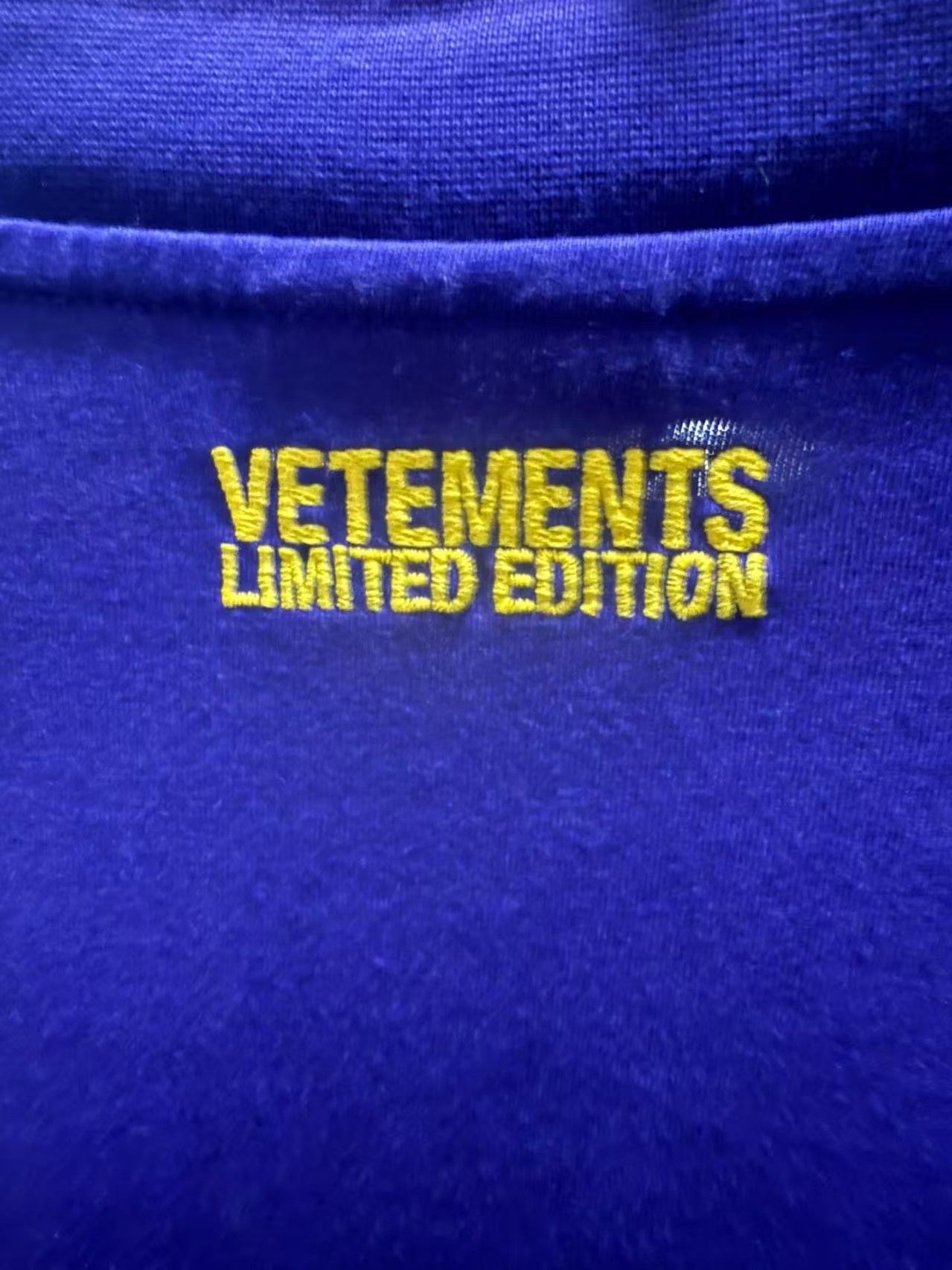 Vetements VETEMENTS Purple Believe Print T-shirt - dmc Size US M / EU 48-50 / 2 - 6 Thumbnail