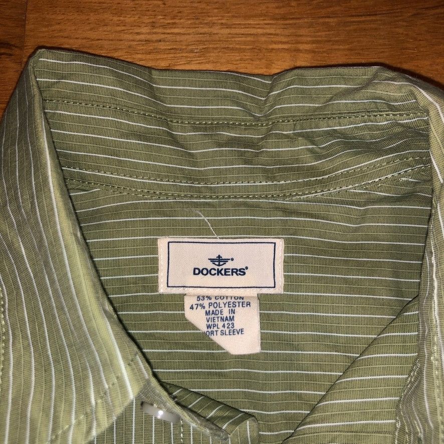 Dockers × Vintage DOCKERS MEN'S FASHIONABLE SHIRT STRIPES Size S Size US S / EU 44-46 / 1 - 2 Thumbnail