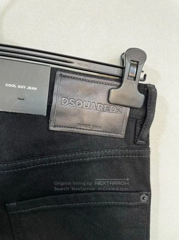 Dsquared2 DSQUARED2 Men's Black Cotton Casual Pants . Size US 32 / EU 48 - 4 Thumbnail
