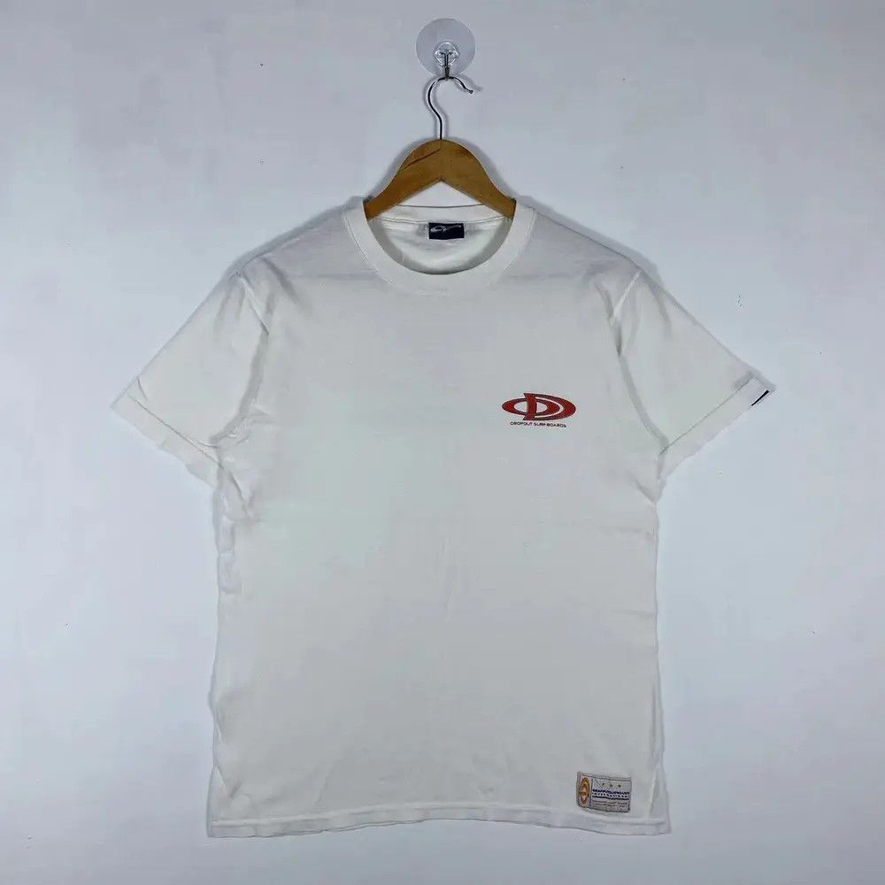 Vintage Vintage 00's DROPOUT Surfboards Big Graphic Surf Tee Size US M / EU 48-50 / 2 - 4 Thumbnail