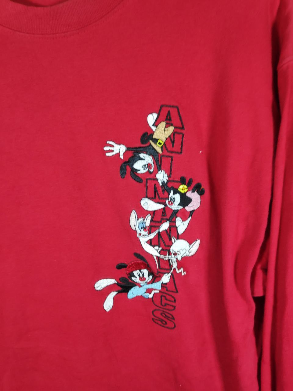 Cartoon Network × Vintage × Warner Bros 90s Animaniacs Pinky & The Brain Looney Tunes Cartoon Tee M Size US M / EU 48-50 / 2 - 3 Thumbnail