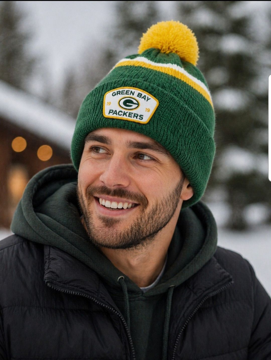 NFL NFL Holographic Tag Classic Green Bay Packers Logo Hat Size ONE SIZE - 1 Thumbnail