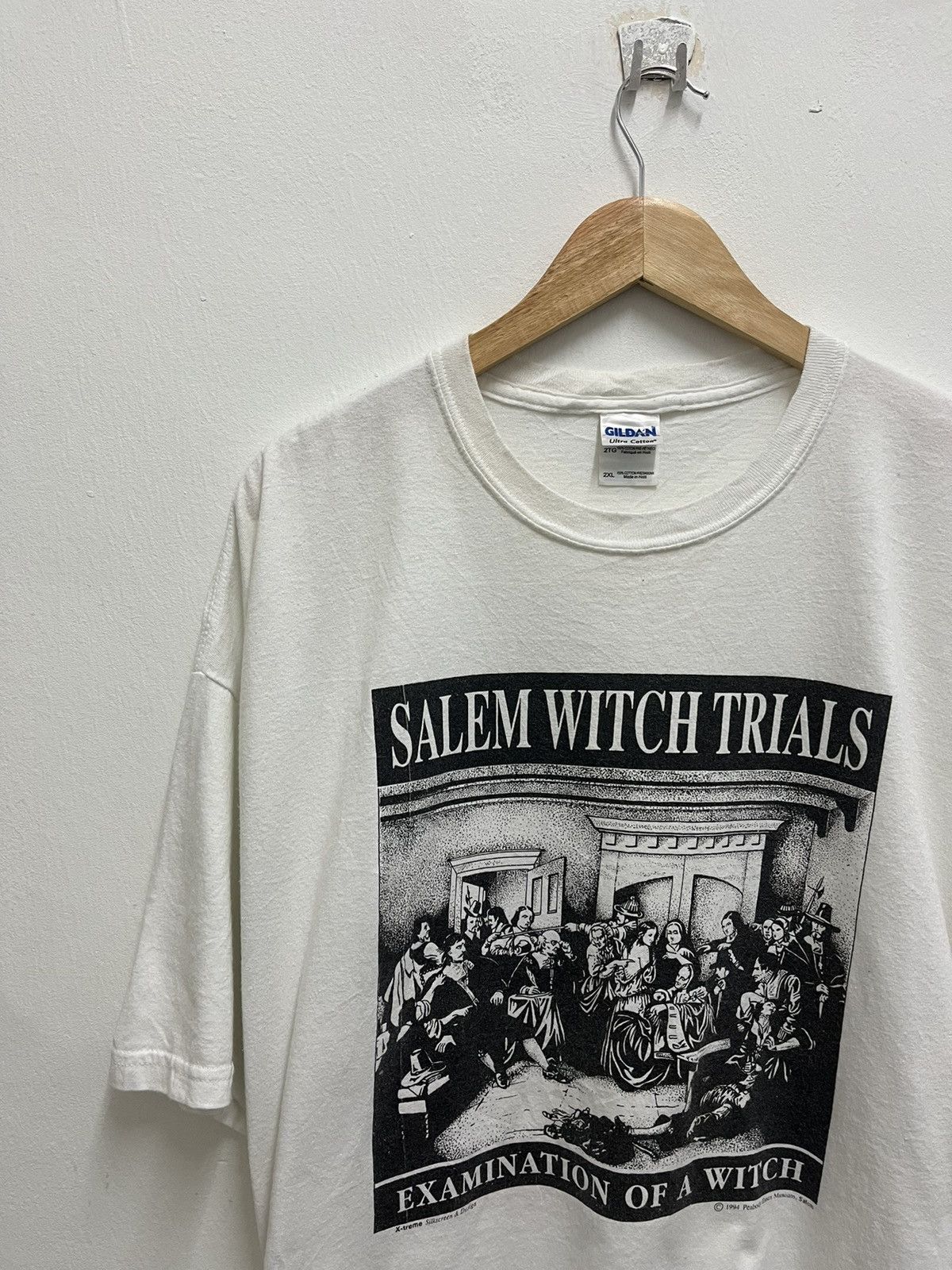 Vintage Movie 1994 Salem Witch Trials Horror Art Tee Extreme Designs Size US XXL / EU 58 / 5 - 3 Thumbnail