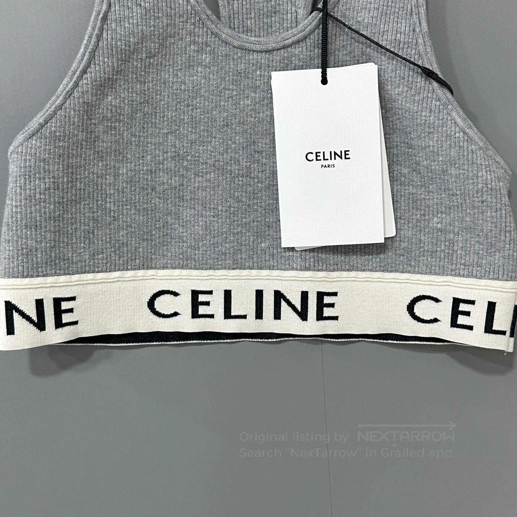 Celine Sports Knit Bra Top Celine. Size XS / US 0-2 / IT 36-38 - 4 Thumbnail