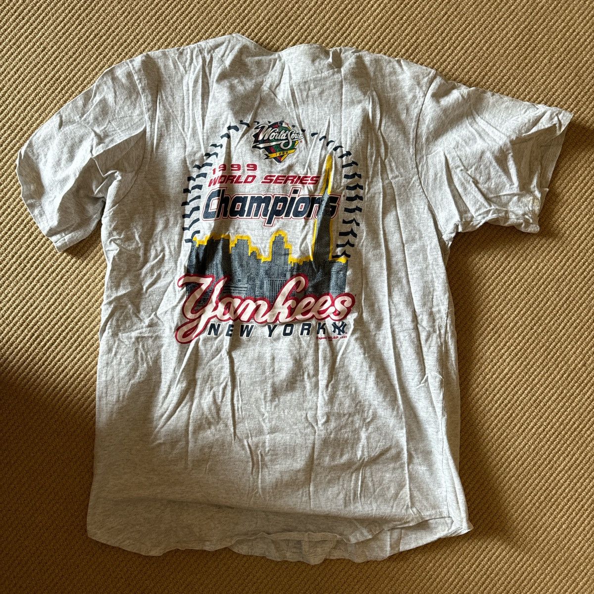 MLB × Vintage Vintage Ny Yankees World Series T Shirt Size US XL / EU 56 / 4 - 1 Thumbnail