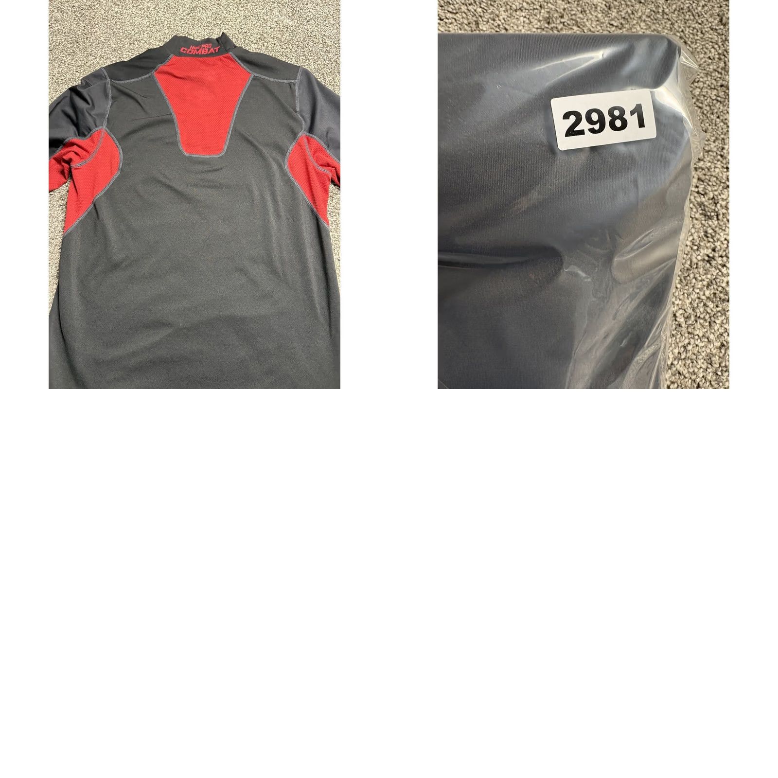 Nike Nike Pro Combat Shirt Men M Black Fitted Compression Long Sleeve Shirt Size US M / EU 48-50 / 2 - 9 Thumbnail