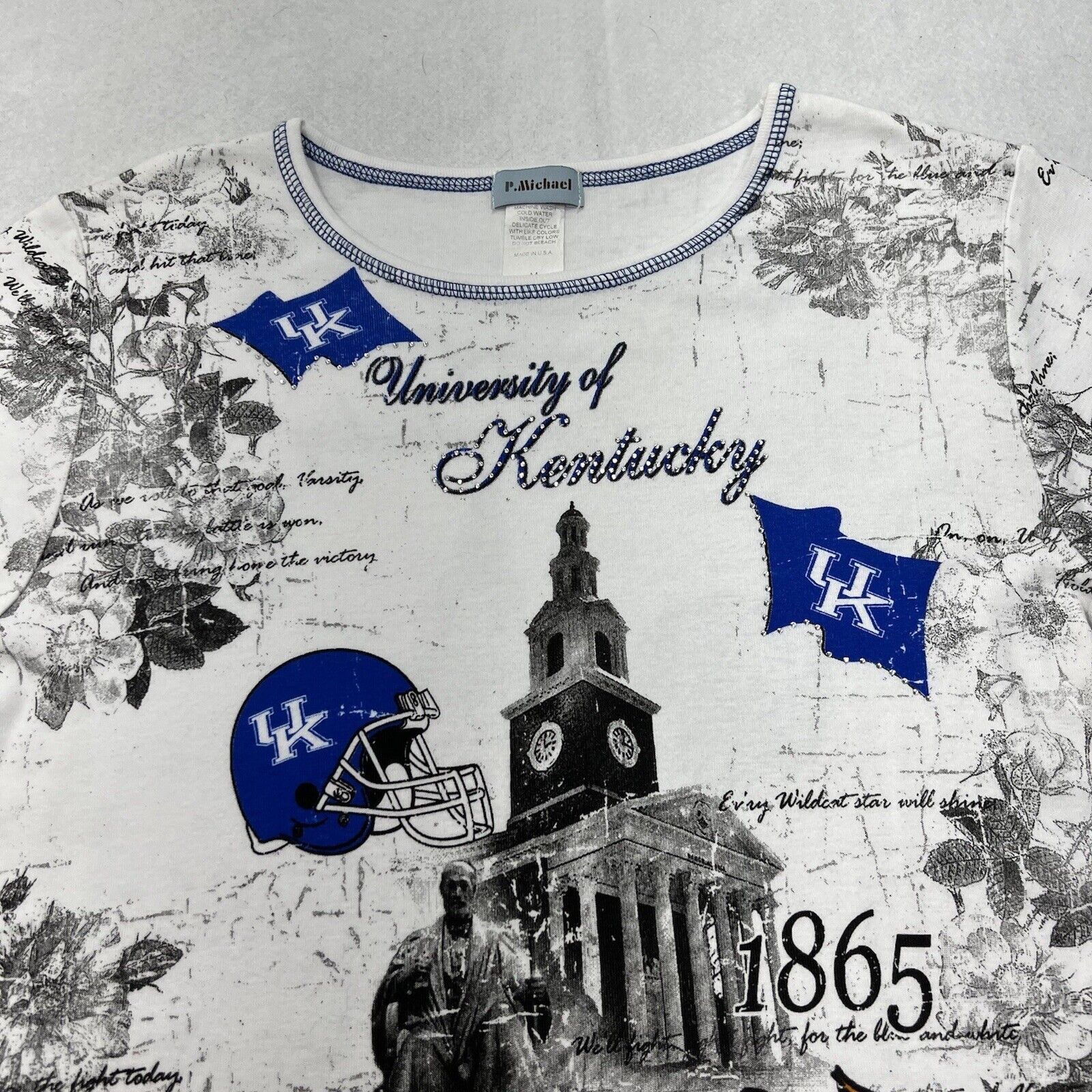 Vintage Vintage Kentucky Wildcats Sparkle Graphic T Shirt USA Size M / US 6-8 / IT 42-44 - 2 Thumbnail