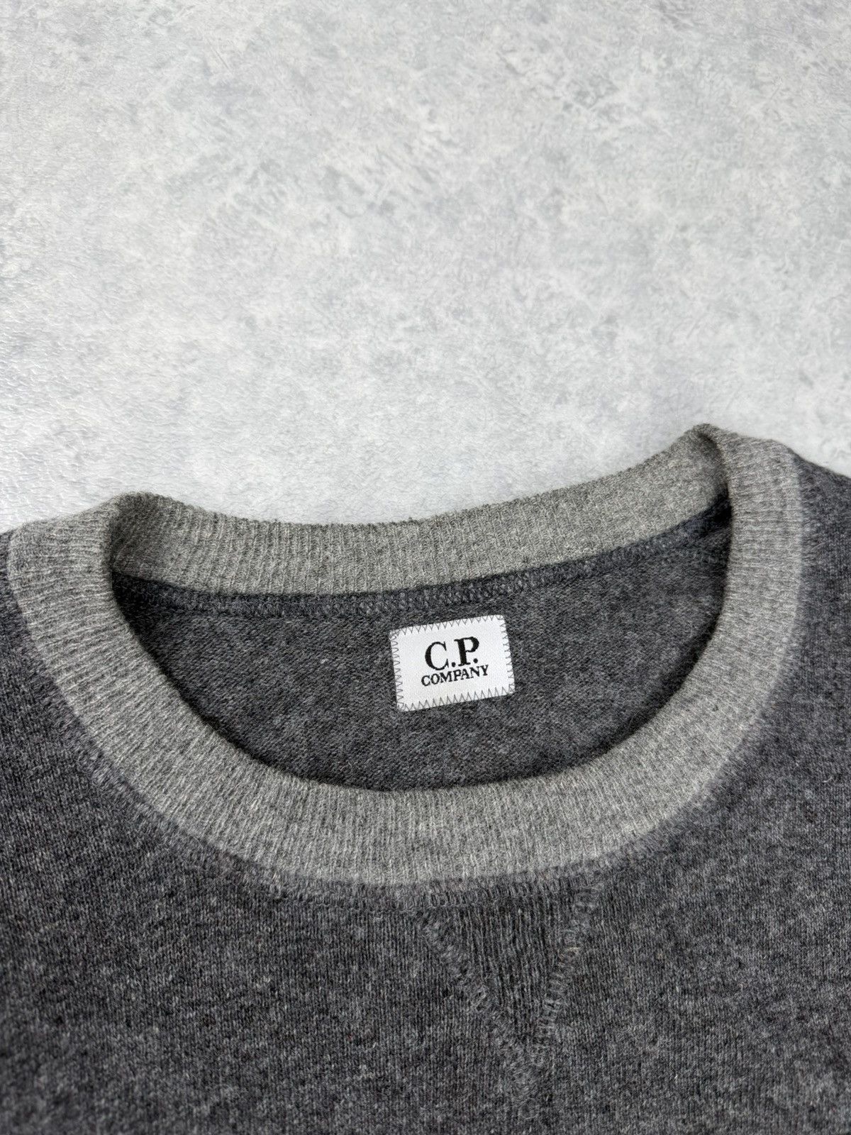 C.P. Company C.P. Company Grey Wool Blend Sweater Crewneck Size 52 Size US L / EU 52-54 / 3 - 4 Thumbnail