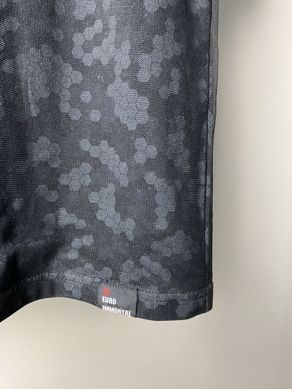 Beauty Beast × Hysteric Glamour × Japanese Brand Euro Immortal Fishnet Double Layer Poem Tshirt Size US M / EU 48-50 / 2 - 8 Thumbnail