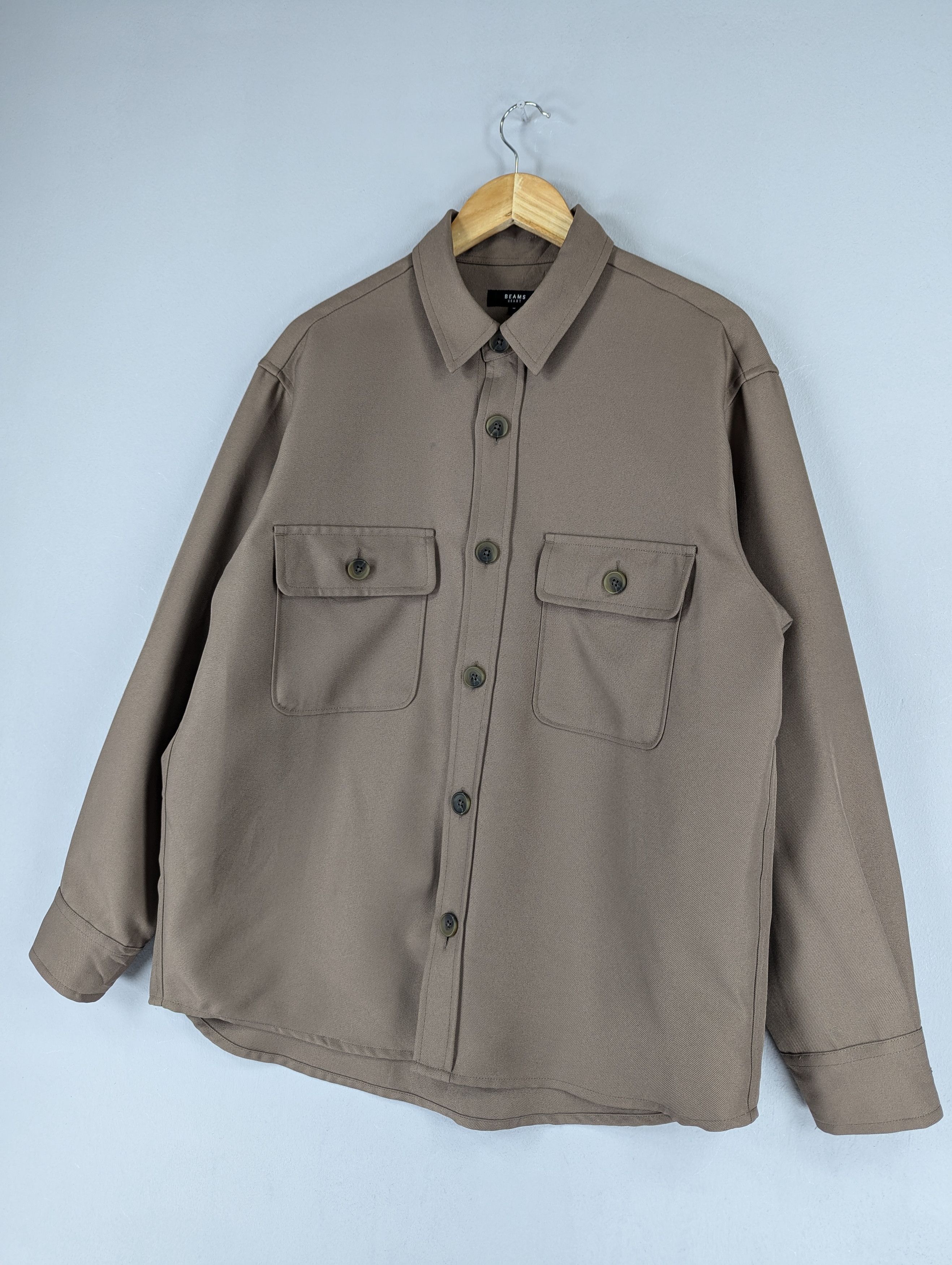Beams Plus Beams Heart Polyester Button Ups Overshirt Jacket Size US M / EU 48-50 / 2 - 2 Thumbnail
