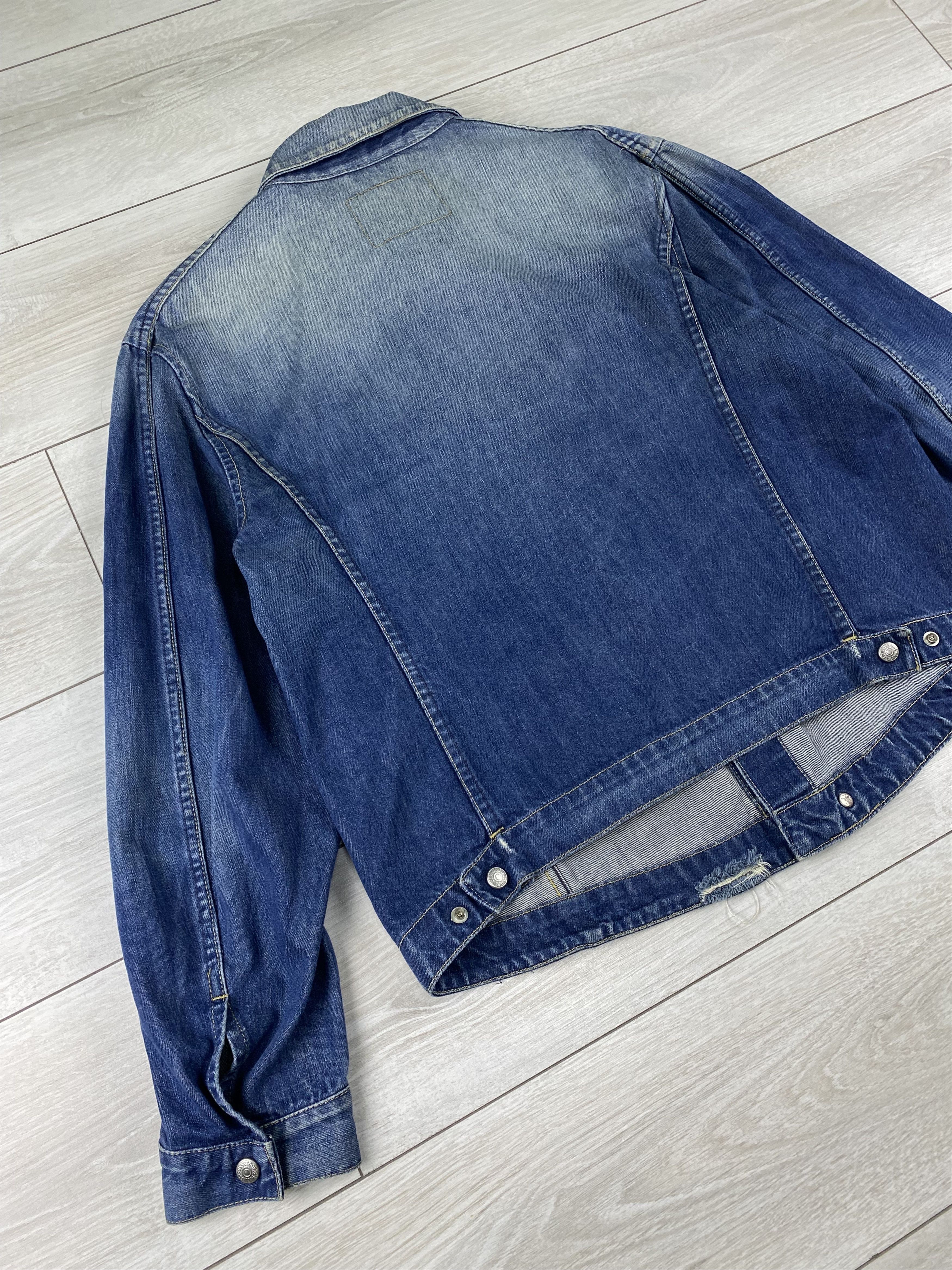 Levi's Vintage 90s Levis Engineered Denim Jacket distressed croped Size US M / EU 48-50 / 2 - 8 Thumbnail
