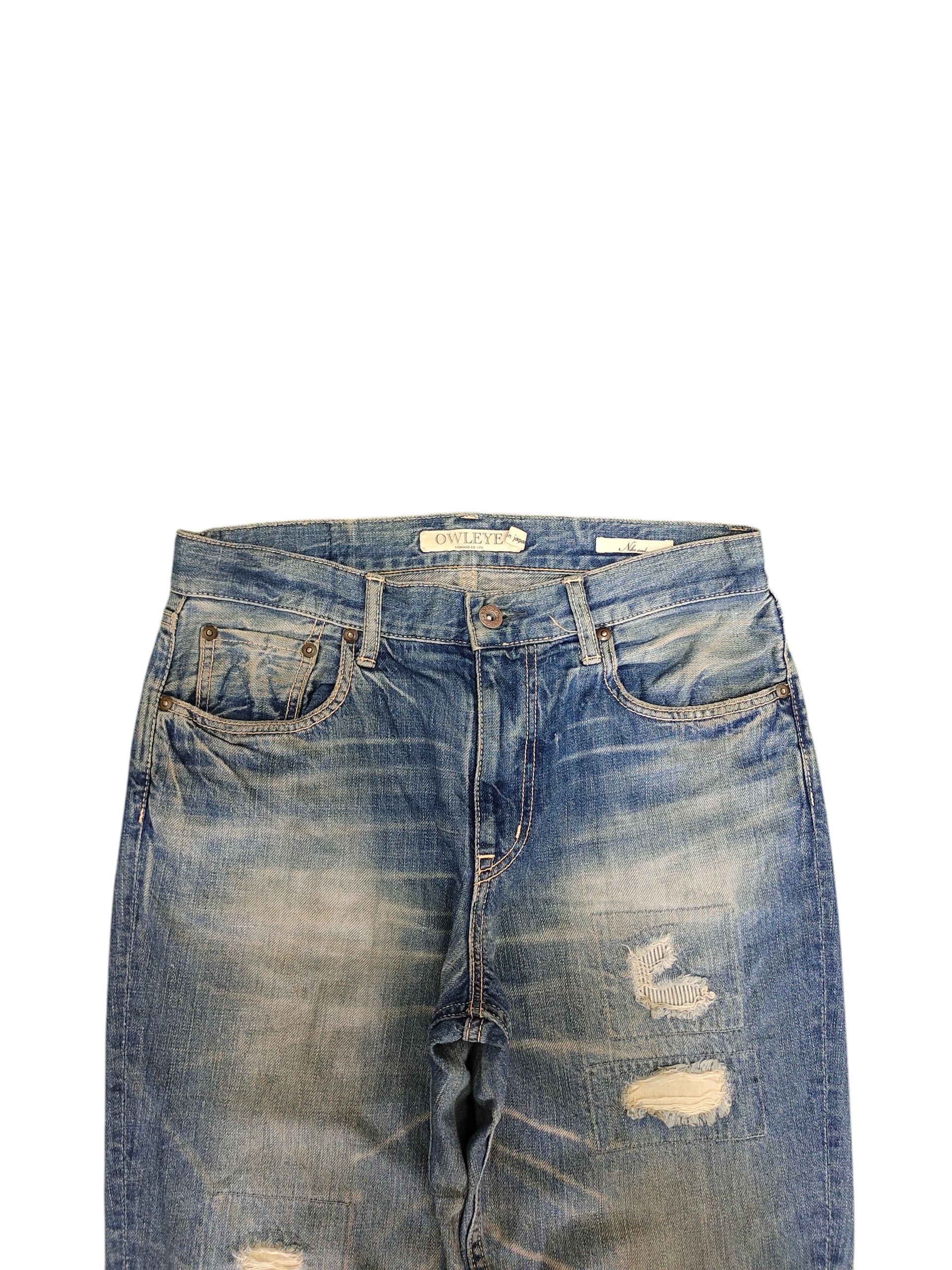 Kapital Domingo Owleye Japan Patchwork Dirty Clawmark Distress Jeans Size US 31 - 2 Thumbnail