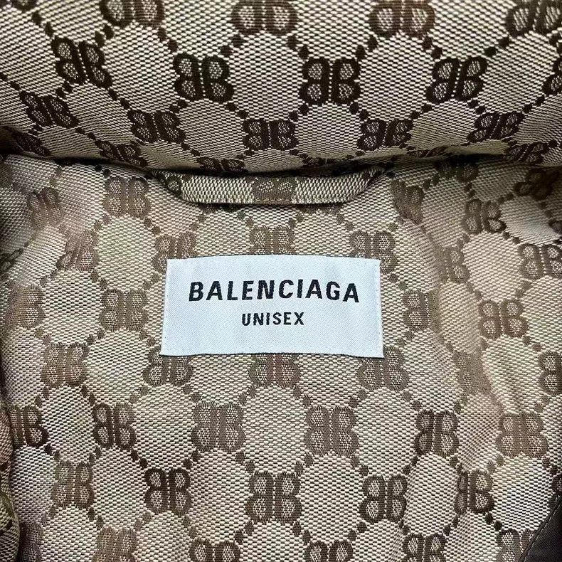 Balenciaga Balenciaga Khaki Old Flower BB Full Print Hooded Down Waist Size XXS / US 00 / IT 34 - 4 Thumbnail