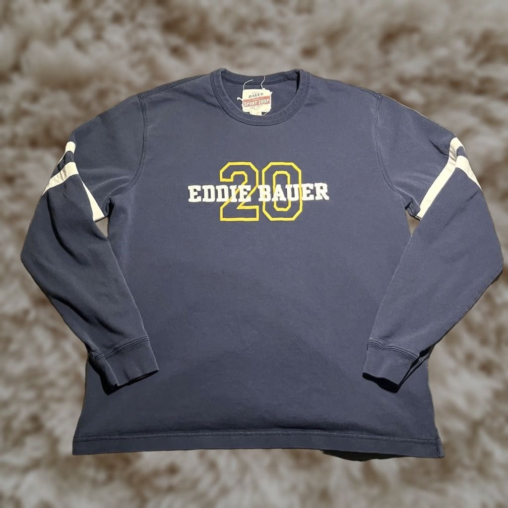 Eddie Bauer Eddie Bauer Mens Medium Long Sleeve Crewneck Embroidered Size US M / EU 48-50 / 2 - 1 Thumbnail