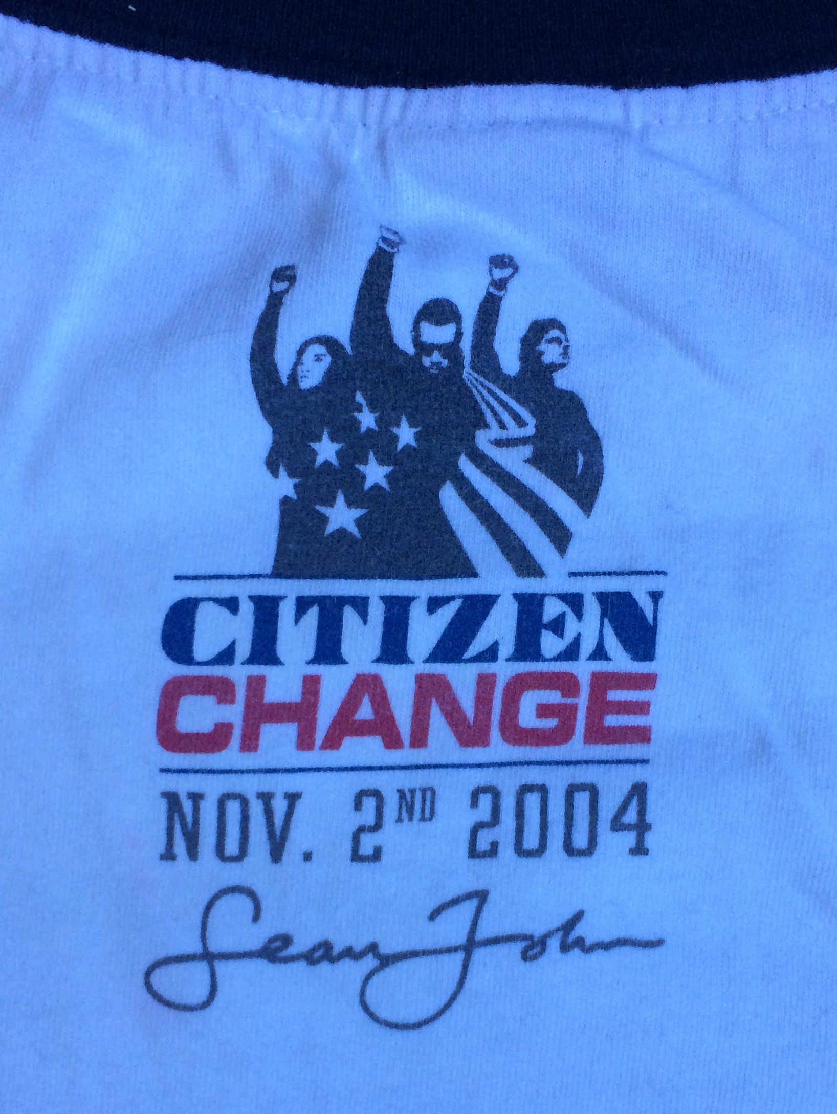 Sean John 2004 Diddy Vote Or Die Shirt Size US XXL / EU 58 / 5 - 7 Thumbnail