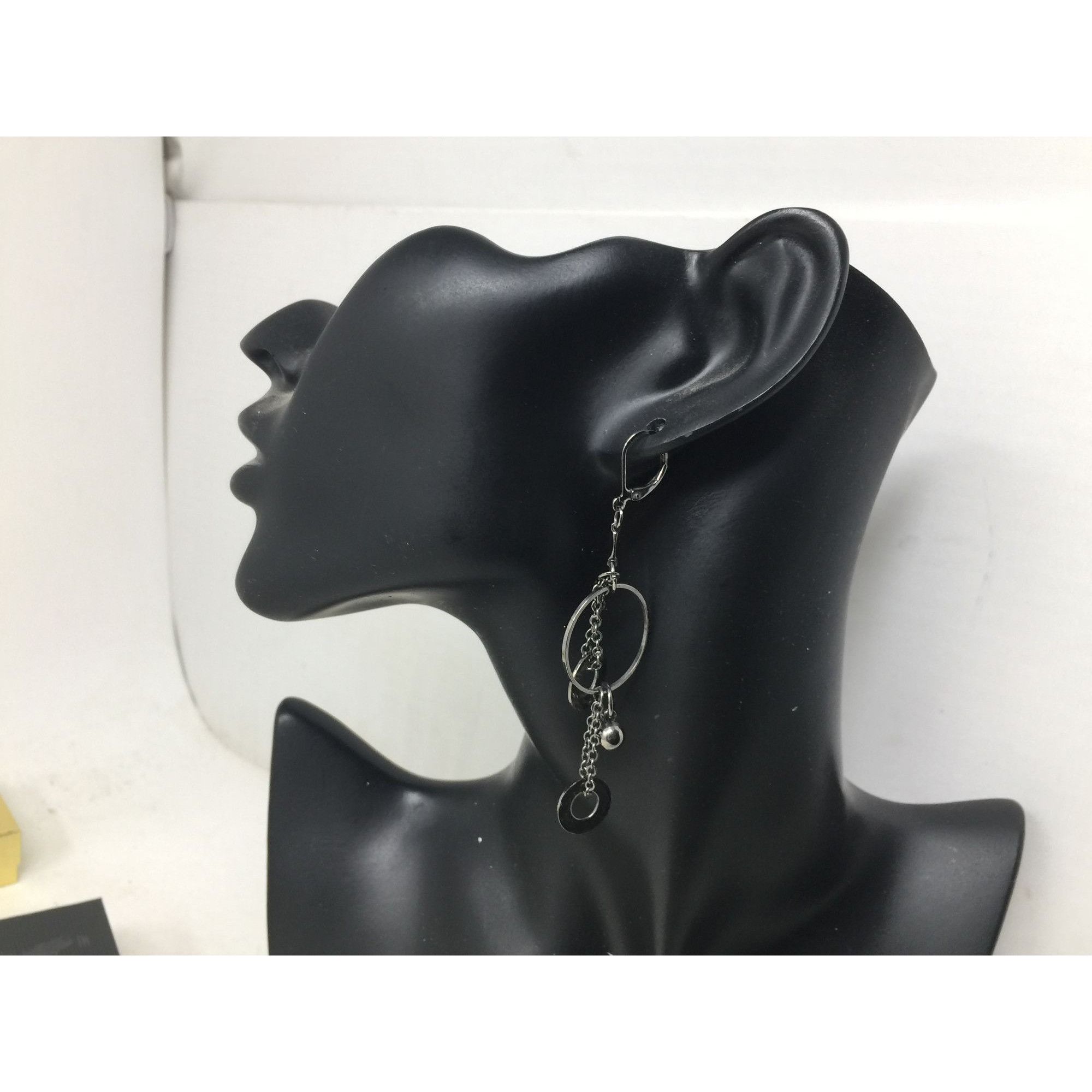 Other Women's Unique Silver Tone Layered Circle Dangle Earrings Size ONE SIZE - 8 Thumbnail