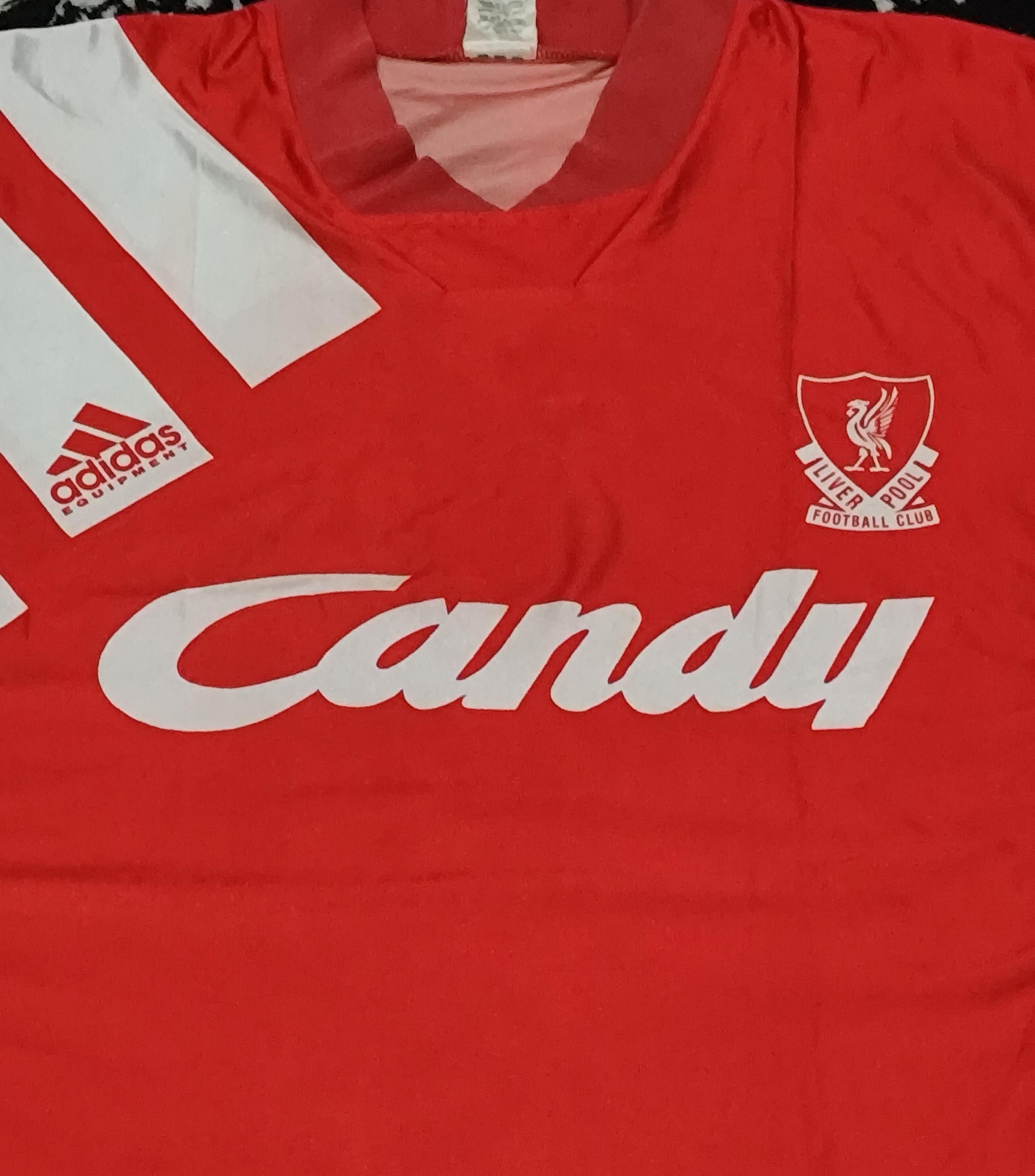 Adidas Vintage Jersey Liverpool Candy 1991 Aussie Version Size US M / EU 48-50 / 2 - 3 Thumbnail