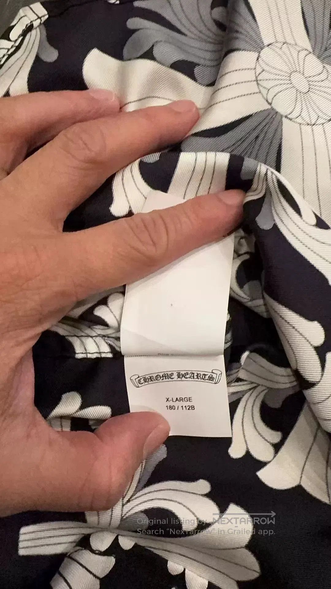 Chrome Hearts Chrome Hearts Silk Short Sleeve Shirt. Size XL / US 12-14 / IT 48-50 - 6 Thumbnail