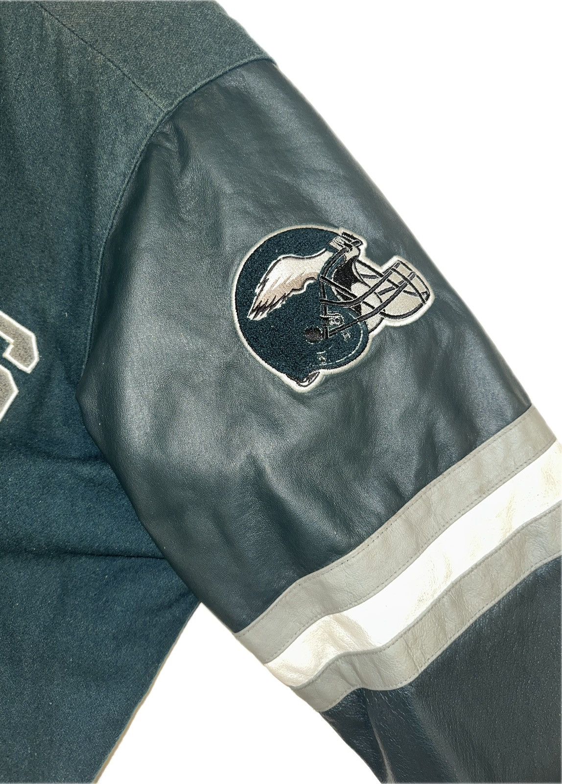 NFL Philadelphia Eagles Double Sided Varsity Jacket Size US XL / EU 56 / 4 - 8 Thumbnail
