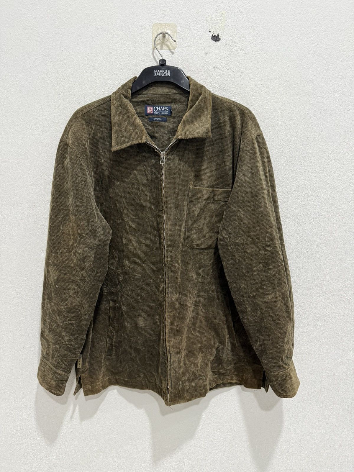 Chaps Ralph Lauren RALPH LAUREN VELVET CASUAL JACKET ZIPPER UP Size US L / EU 52-54 / 3 - 1 Thumbnail