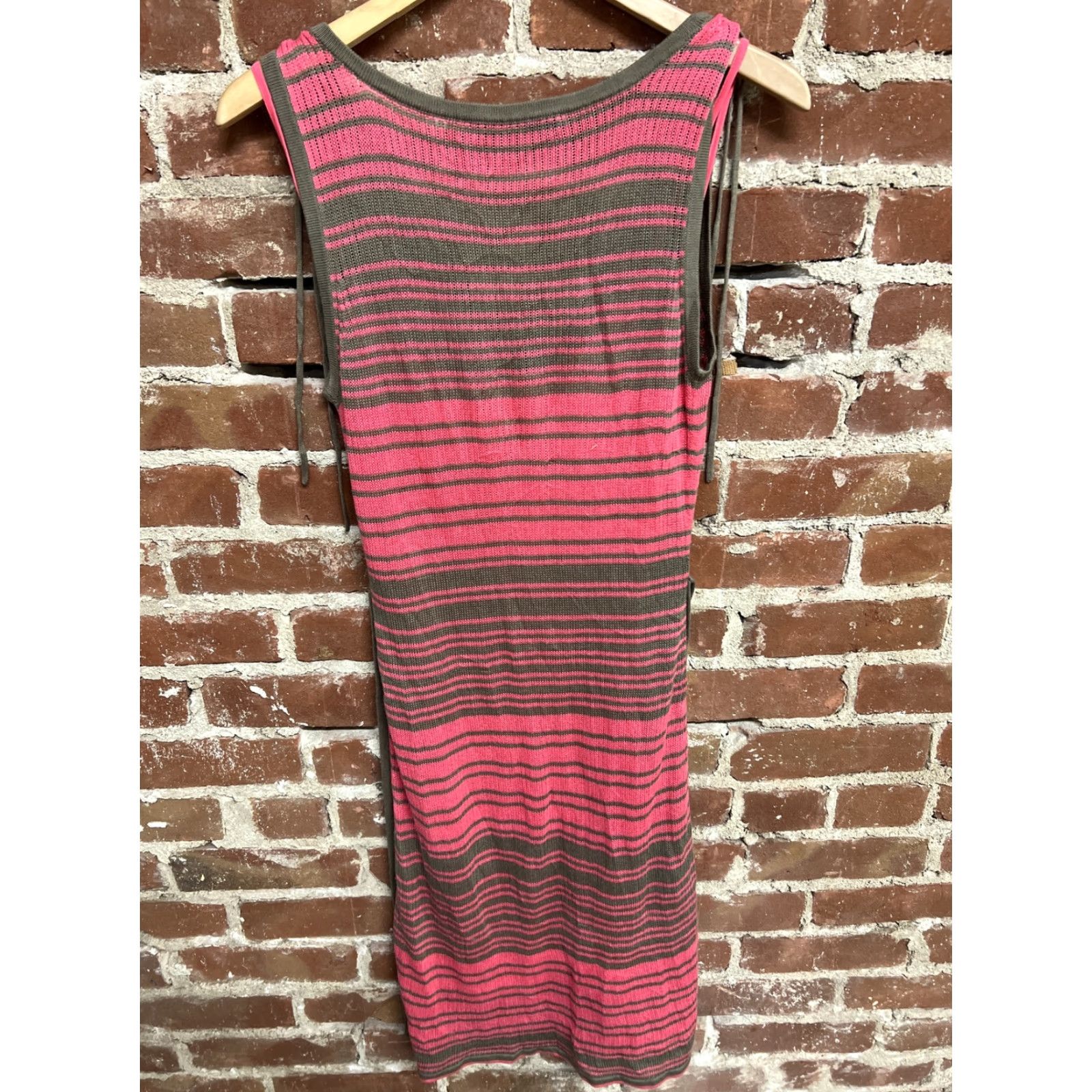 Trina Turk Trina Turk Womens Tank Dress Pink Knit Long L Dress Size L Size L / US 10 / IT 46 - 3 Thumbnail