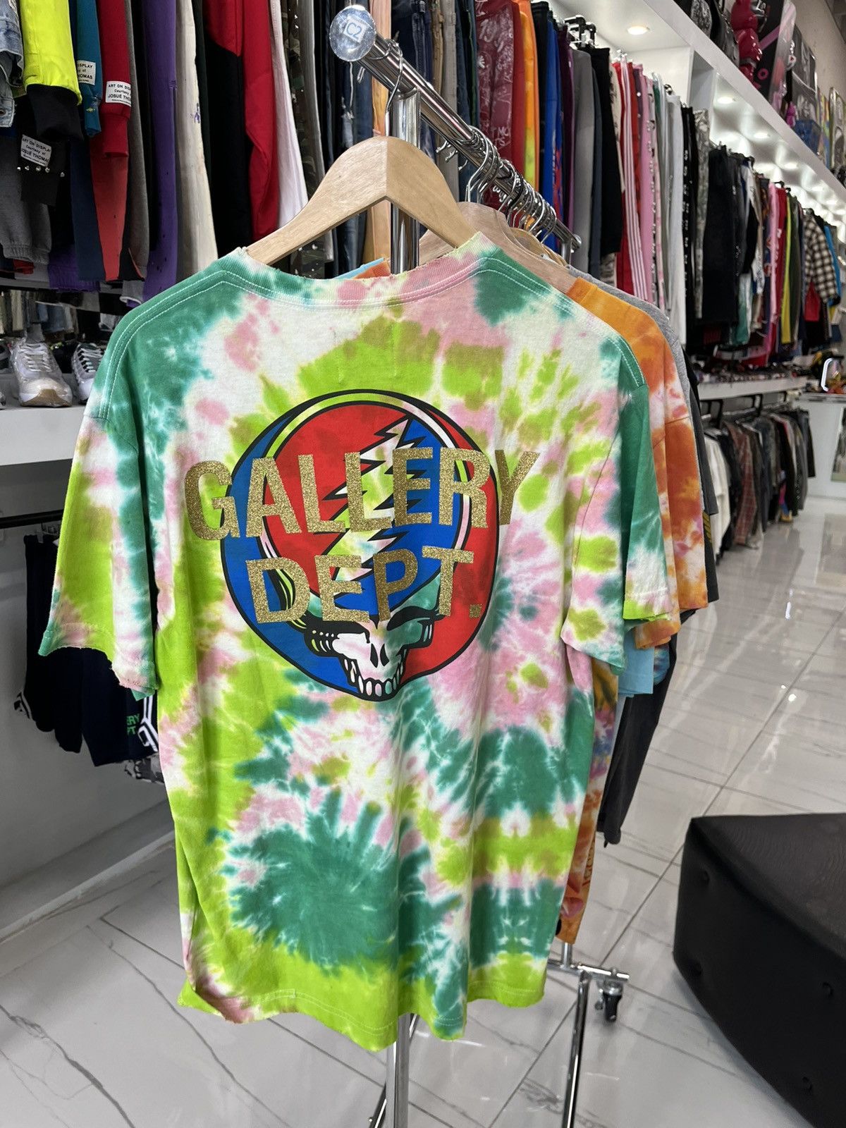 Gallery Dept. Gallery Dept Grateful Dead T-Shirt Tie Dye Size US M / EU 48-50 / 2 - 2 Thumbnail