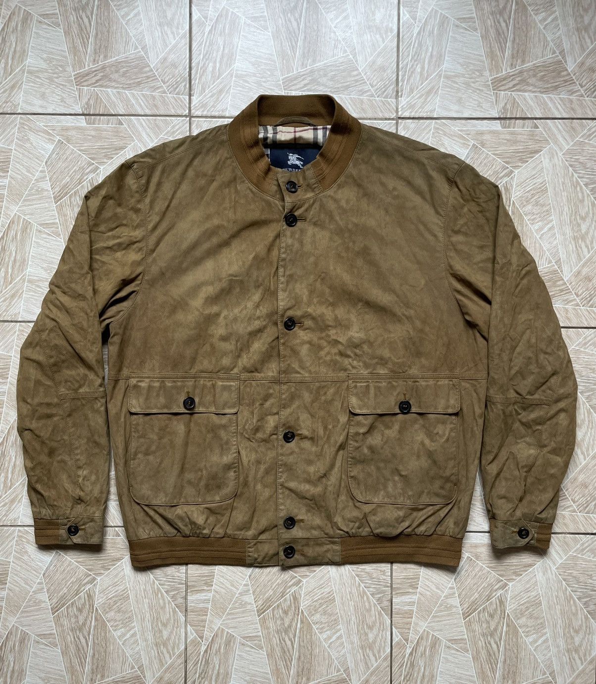 Burberry × Vintage Vintage Casual Burberry London England Nova Check Jacket 56 Size US XL / EU 56 / 4 - 1 Thumbnail