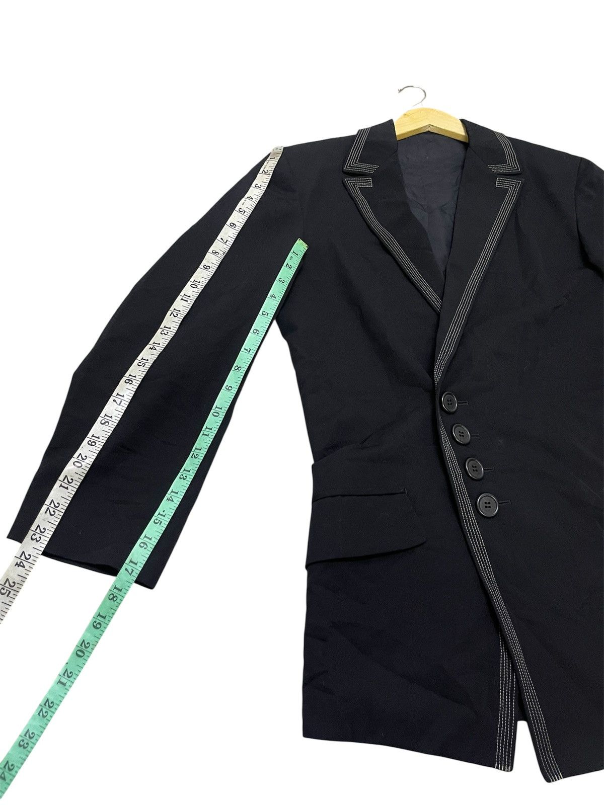 Y's Y’s x Yhoji Yamamoto Women’s Blazer Size M / US 6-8 / IT 42-44 - 11 Thumbnail