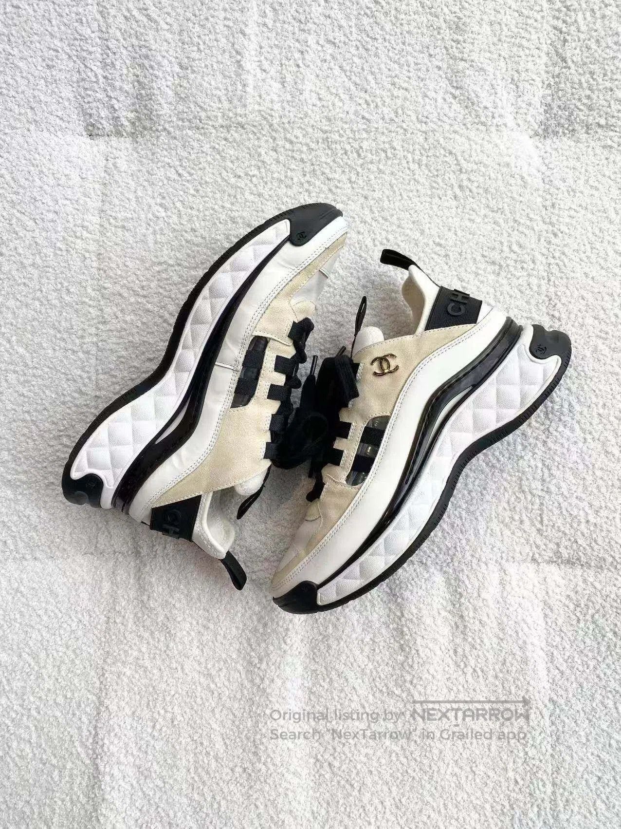Chanel Chanel Double clogo sneakers| Size US 5.5 / IT 35.5 - 4 Thumbnail
