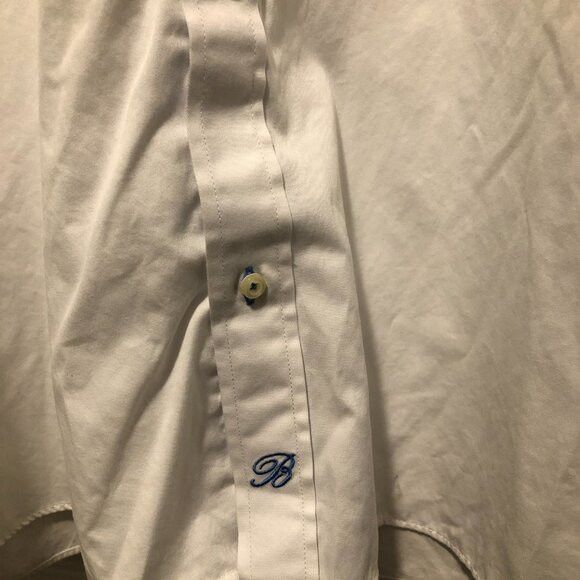 Other Bianco bianco men's white cotton casual shirt size: 18 1/2" Size US XXL / EU 58 / 5 - 8 Thumbnail
