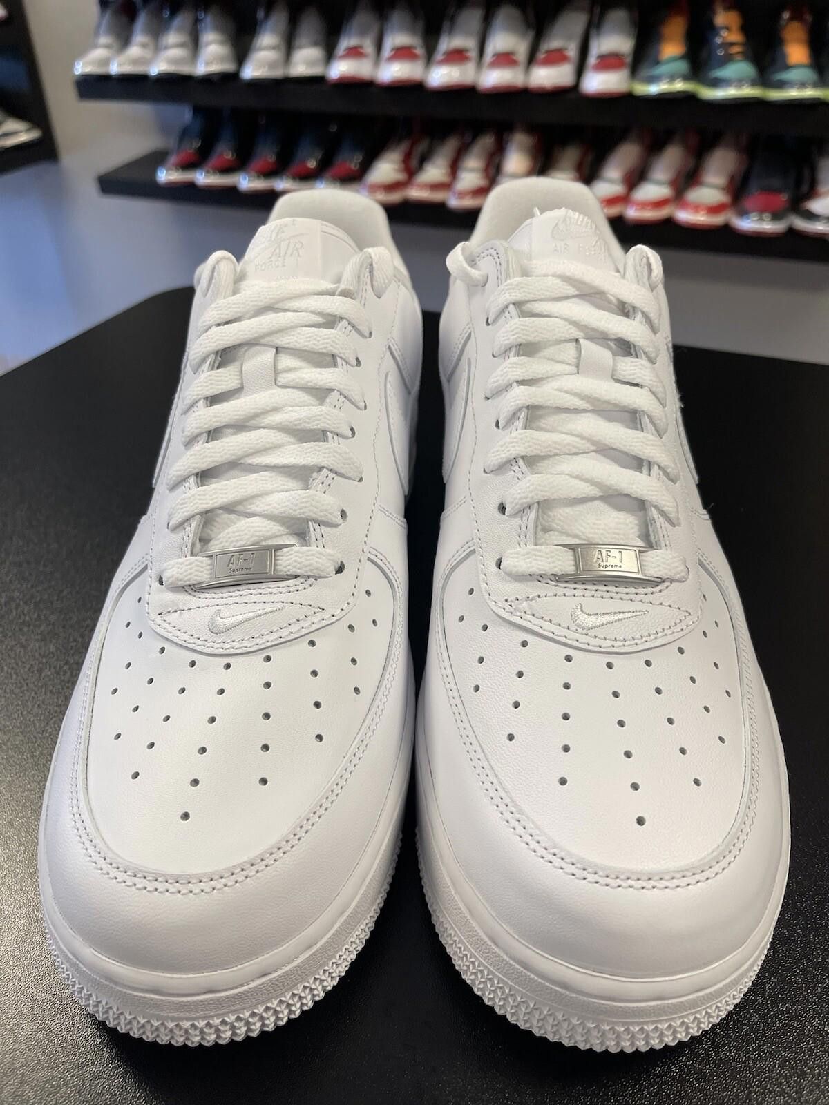 Nike Size 12 - Nike Air Force 1 Low x Supreme White (CU9225-100) Size US 12 / EU 45 - 2 Thumbnail